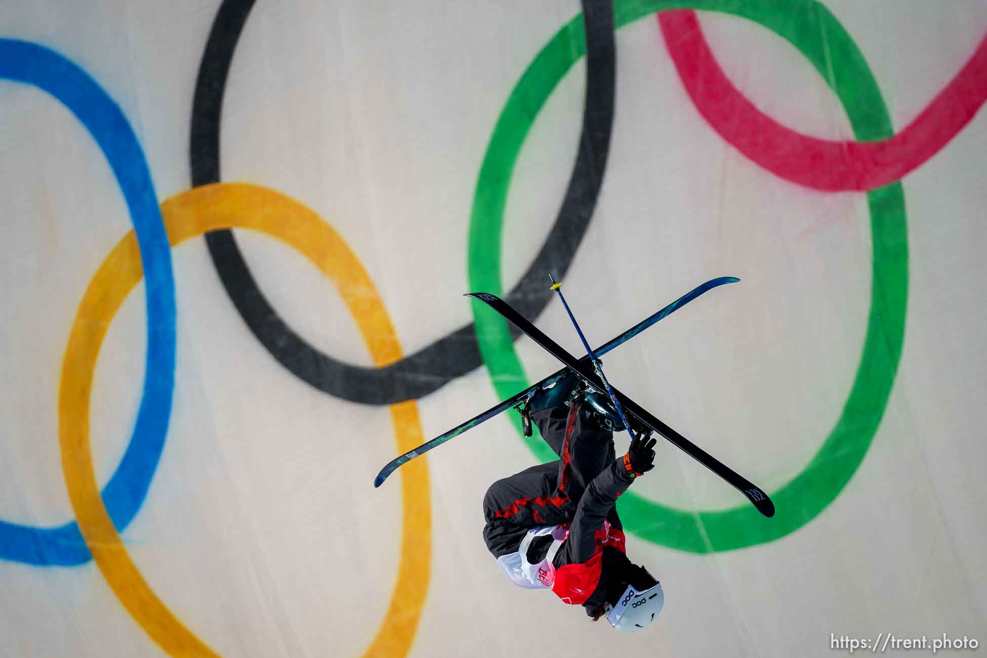 (Trent Nelson  |  The Salt Lake Tribune) Rachel Karker (Canada) in the women's halfpipe final at the 2022 Beijing Winter Olympics on Friday, Feb. 18, 2022.