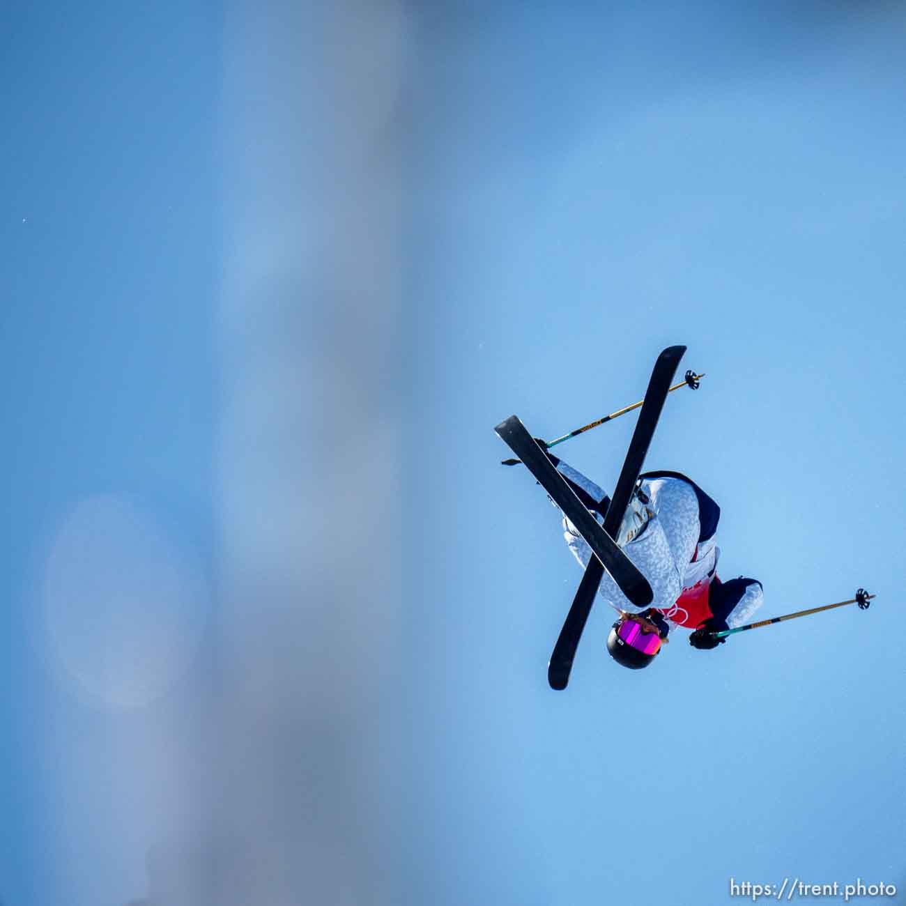 (Trent Nelson  |  The Salt Lake Tribune) Brita Sigourney (USA) in the women's halfpipe final at the 2022 Beijing Winter Olympics on Friday, Feb. 18, 2022.