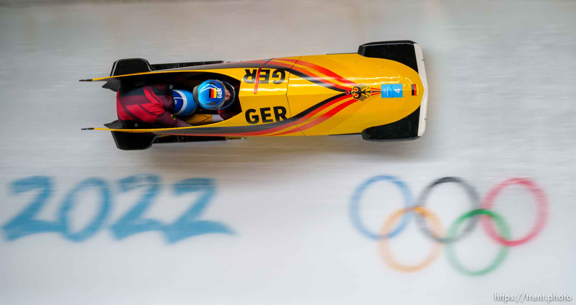 (Trent Nelson  |  The Salt Lake Tribune) 
in 2-woman bobsled at the 2022 Beijing Winter Olympics in Yanqing on Saturday, Feb. 19, 2022.