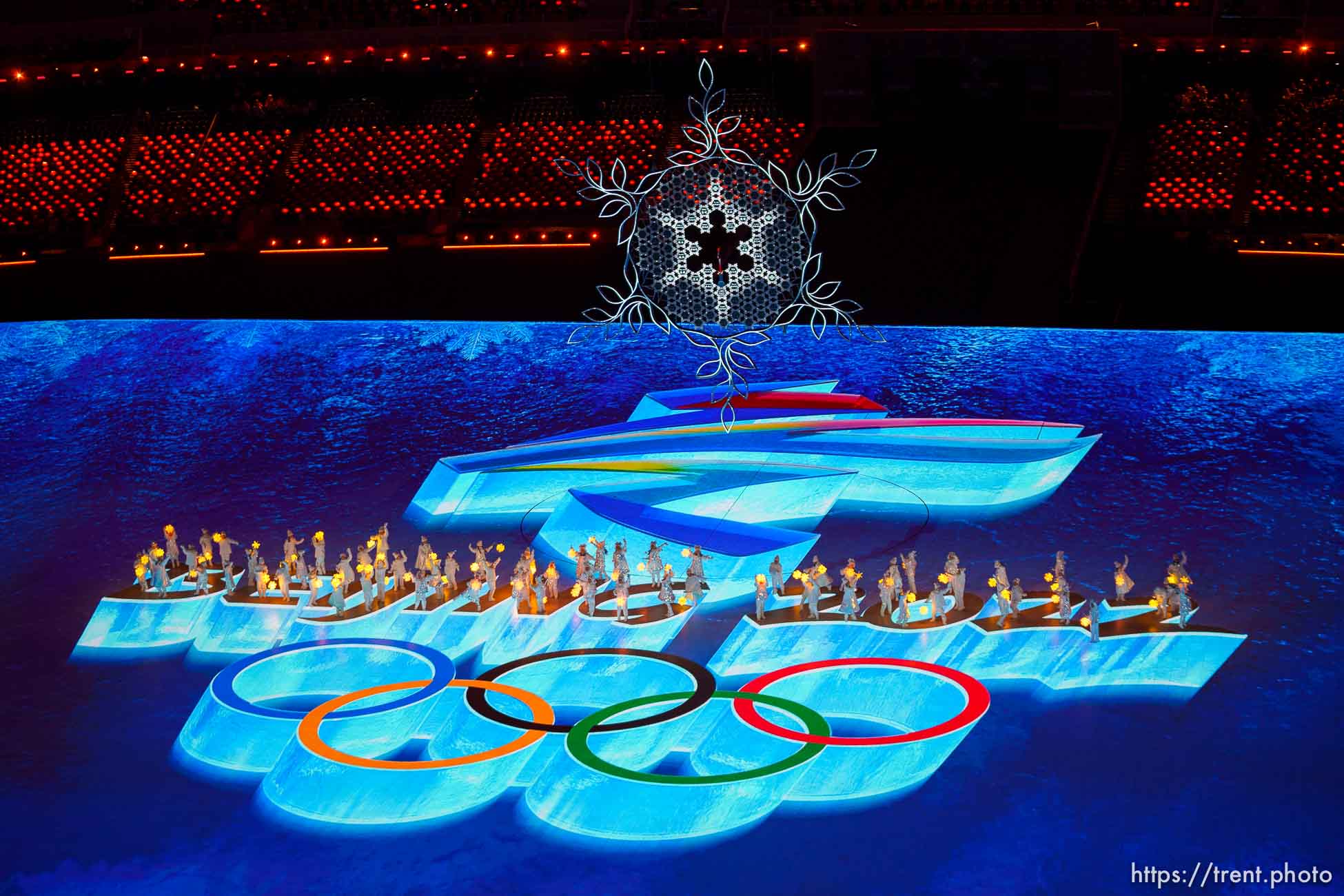 (Trent Nelson  |  The Salt Lake Tribune) 
during the closing ceremony of the 2022 Winter Olympics in Beijing on Sunday, Feb. 20, 2022.