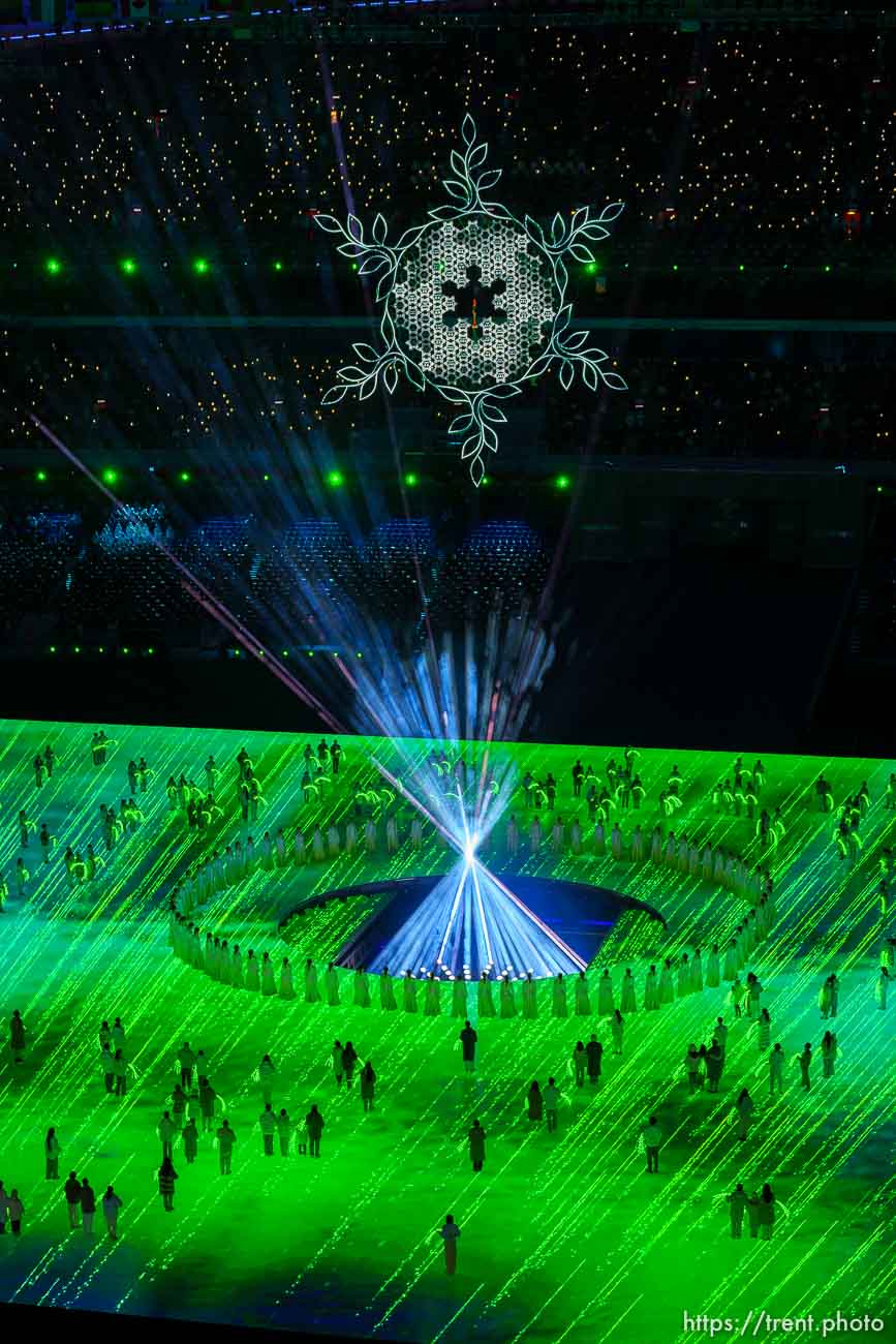 (Trent Nelson  |  The Salt Lake Tribune) 
during the closing ceremony of the 2022 Winter Olympics in Beijing on Sunday, Feb. 20, 2022.