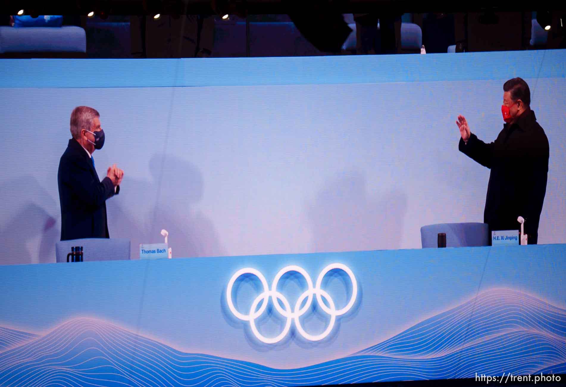 (Trent Nelson  |  The Salt Lake Tribune) 
during the closing ceremony of the 2022 Winter Olympics in Beijing on Sunday, Feb. 20, 2022.