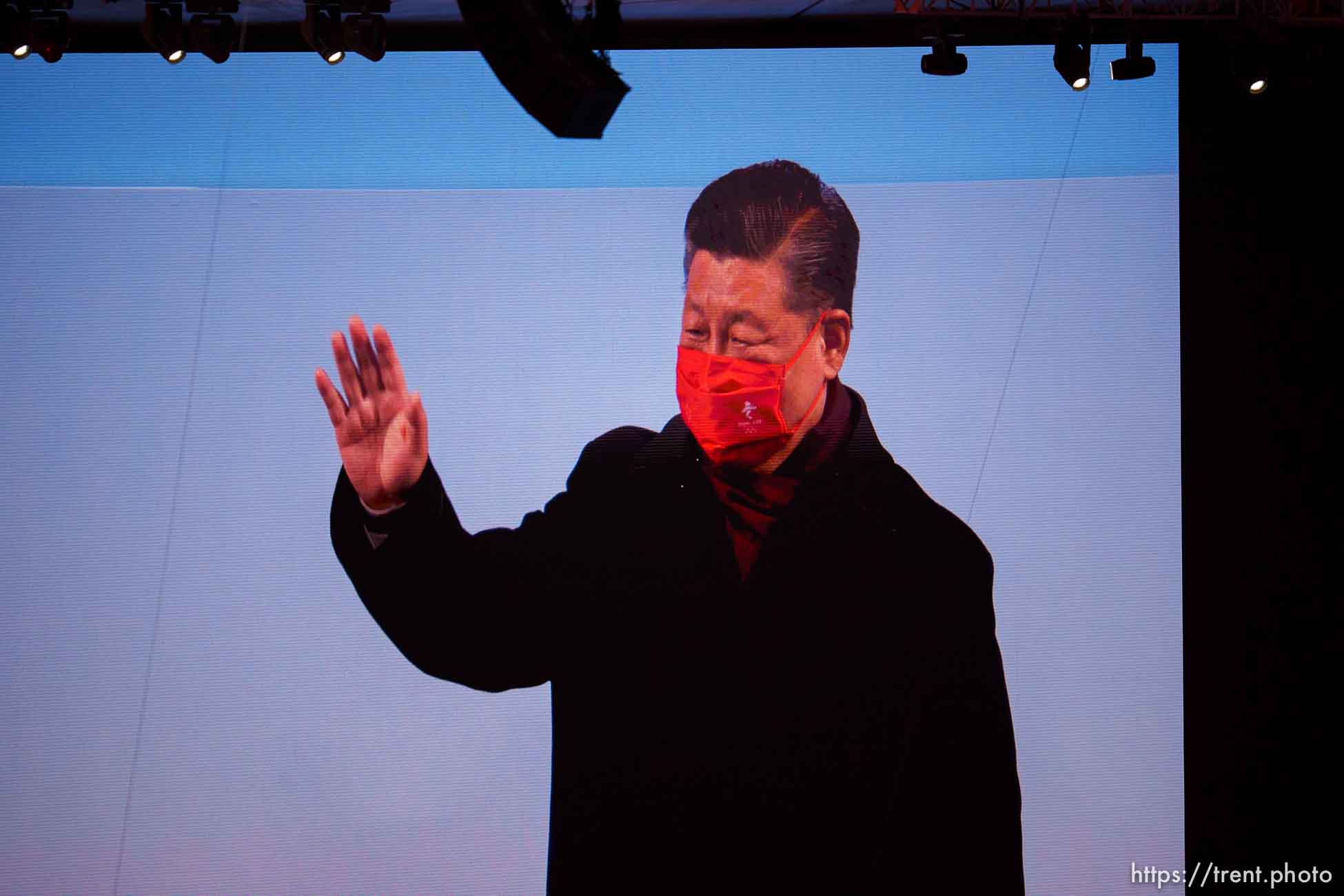 (Trent Nelson  |  The Salt Lake Tribune) 
during the closing ceremony of the 2022 Winter Olympics in Beijing on Sunday, Feb. 20, 2022.