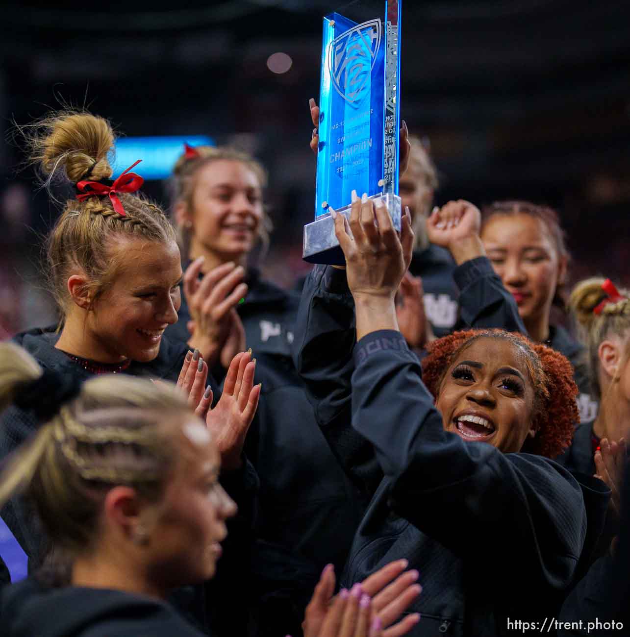 Pac12 Gymnastics Championship Trent.Photo