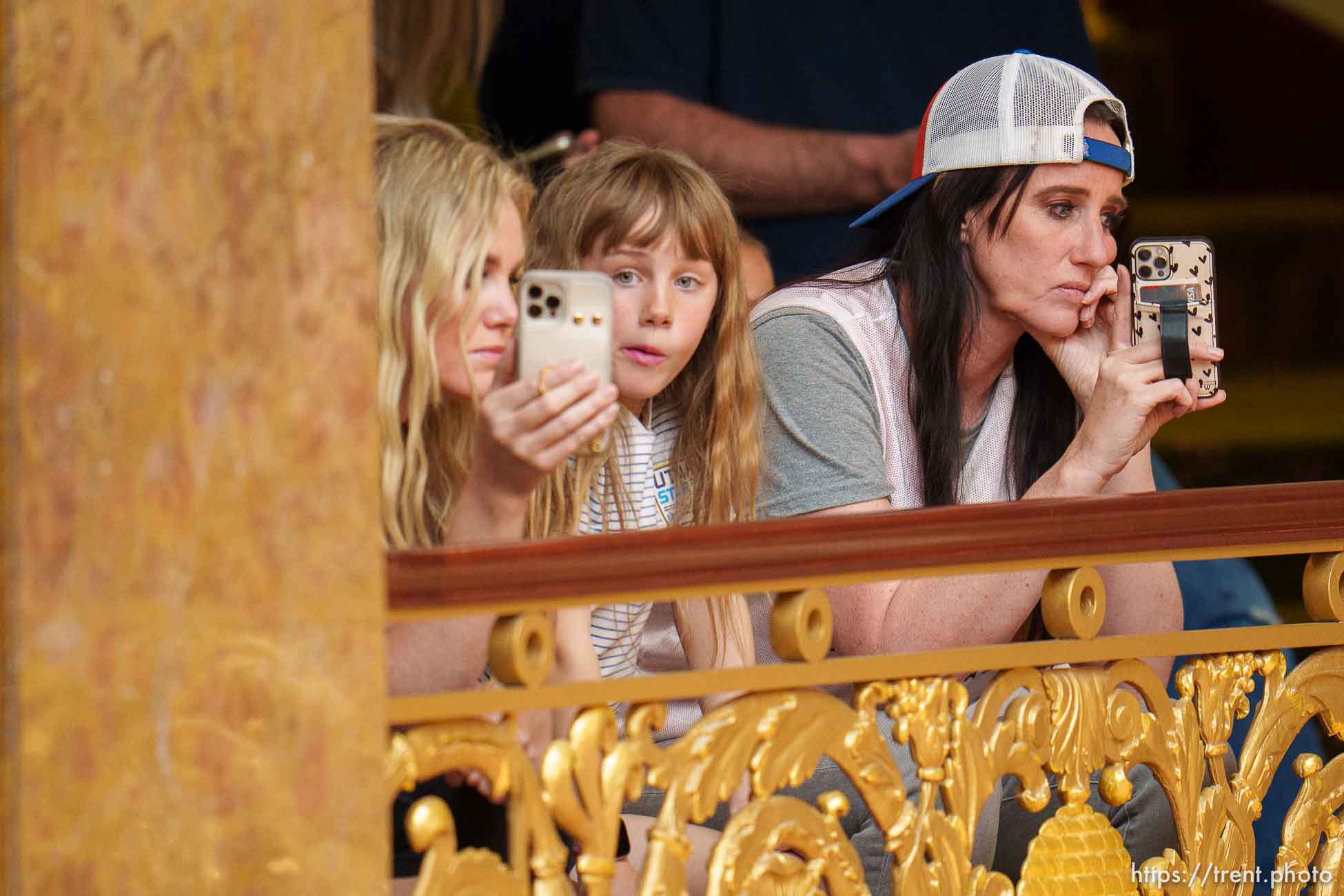 (Trent Nelson  |  The Salt Lake Tribune) Onlookers in the gallery of the House Chamber as the Utah Legislature voted to override Gov. Spencer Cox’s veto of a controversial bill that would bar transgender girls from participating in school sports matching their gender identities, in Salt Lake City on Friday, March 25, 2022.