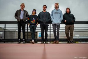 (Trent Nelson  |  The Salt Lake Tribune) Indie rock band Sunsleeper in Salt Lake City on Monday, April 11, 2022.