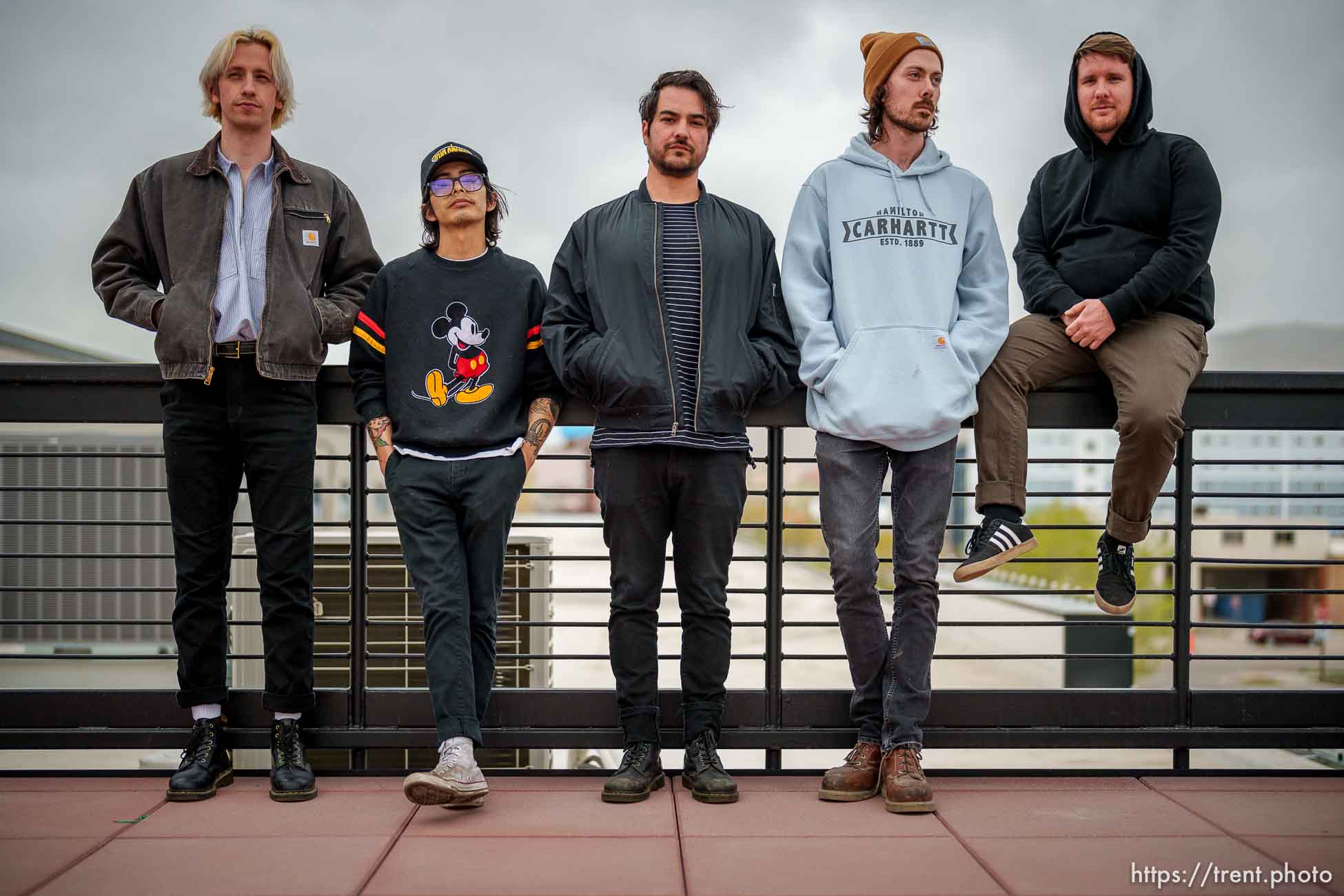 (Trent Nelson  |  The Salt Lake Tribune) Indie rock band Sunsleeper in Salt Lake City on Monday, April 11, 2022.