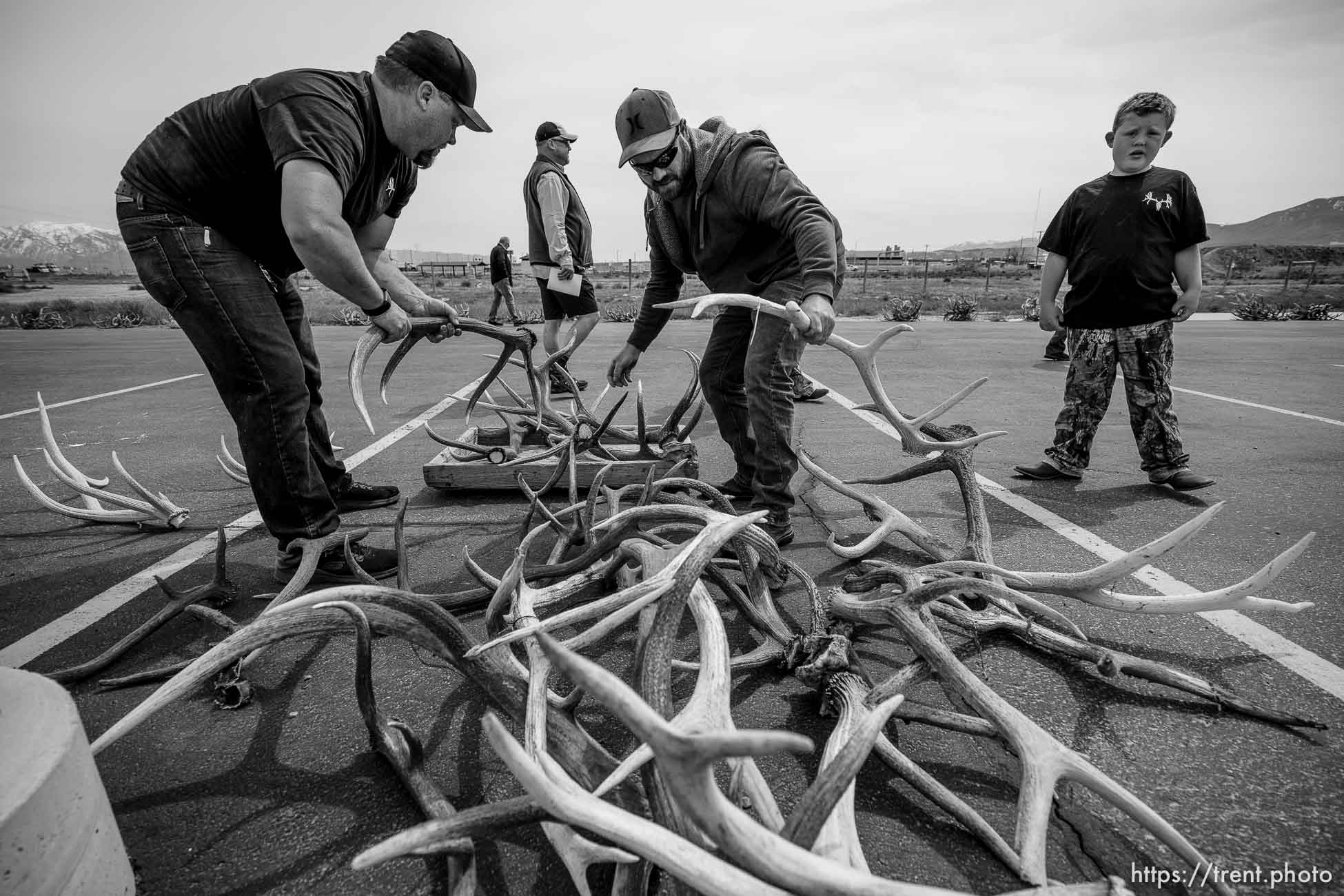 (Trent Nelson  |  The Salt Lake Tribune) 
DWR is auctioning off 100s of antlers and furs recovered during poaching investigations over the last six years
Lee Kay Public Shooting Range in Salt Lake City on Monday, April 25, 2022.