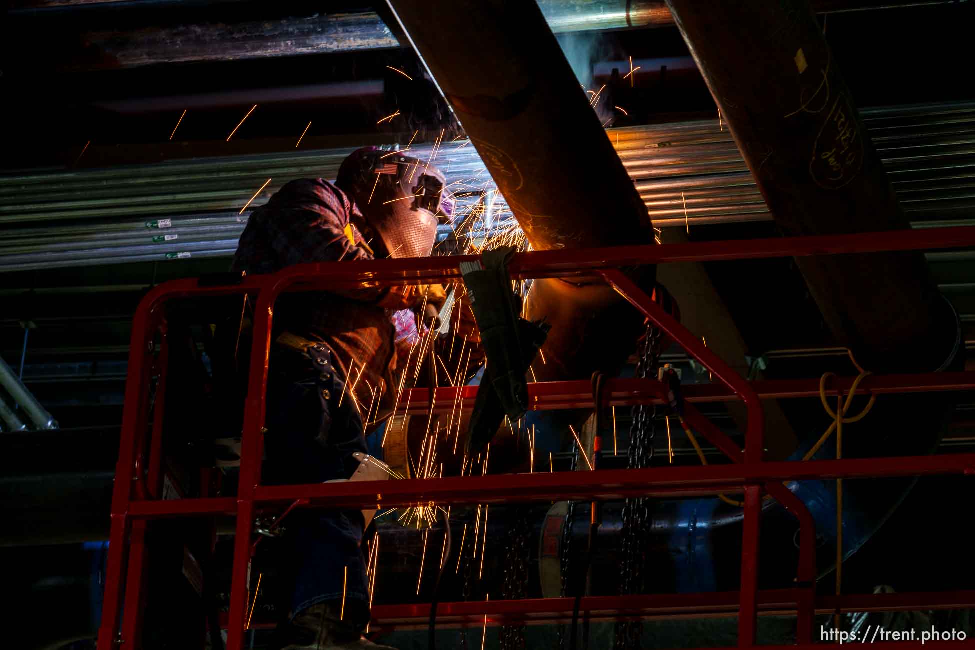 (Trent Nelson  |  The Salt Lake Tribune) Construction along Concourse A East at the Salt Lake City International Airport in Salt Lake City on Tuesday, May 3, 2022.