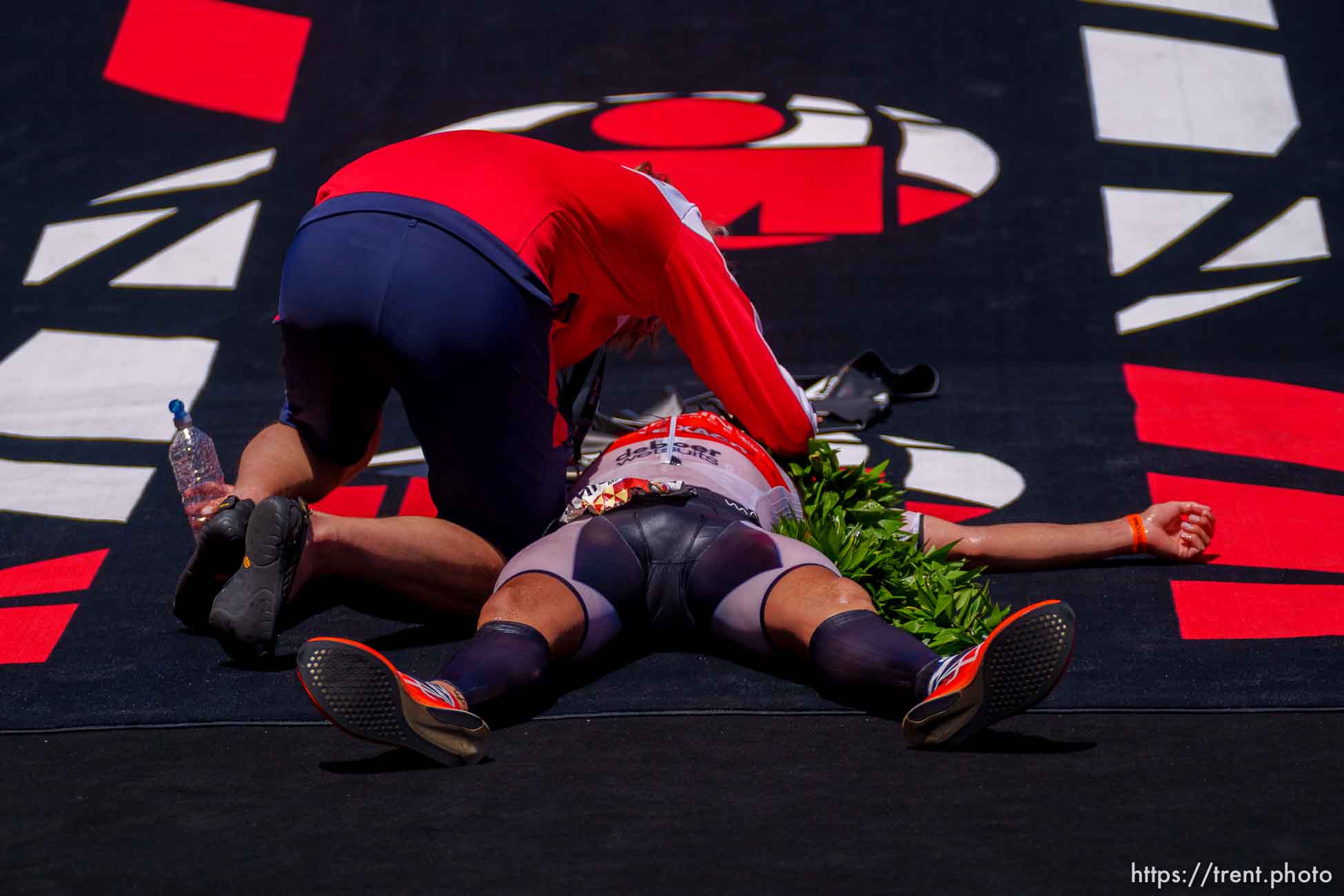 (Trent Nelson  |  The Salt Lake Tribune) Kristian Blummenfelt after winning the Ironman World Championship triathlon in St. George on Saturday, May 7, 2022.