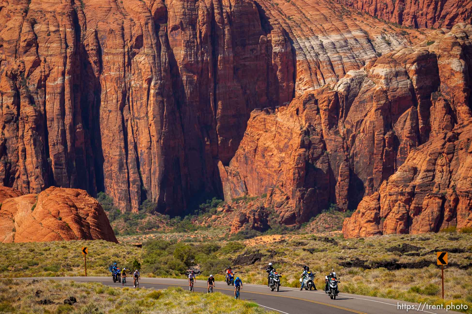 (Trent Nelson  |  The Salt Lake Tribune) during the Ironman World Championship triathlon in St. George on Saturday, May 7, 2022.