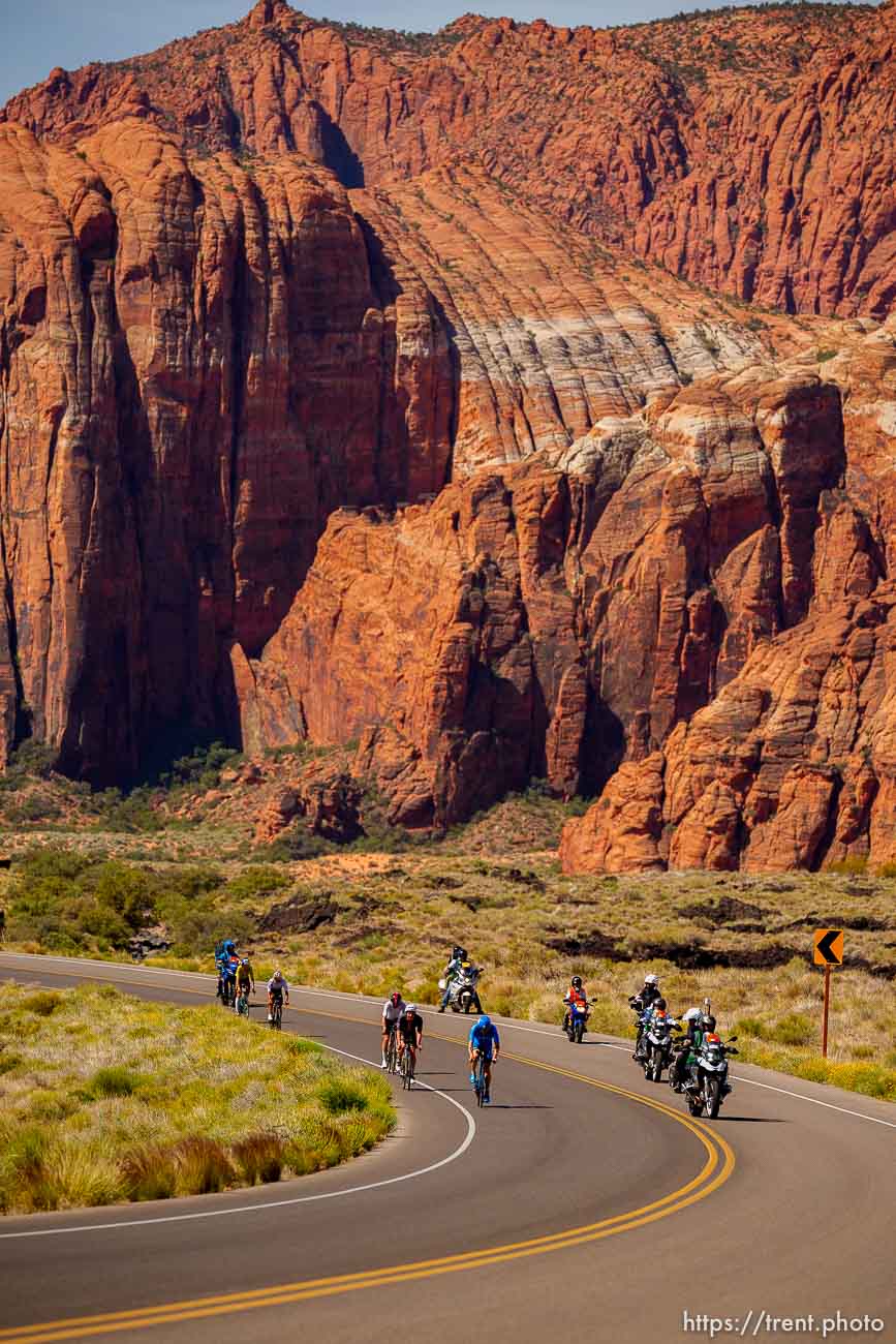 (Trent Nelson  |  The Salt Lake Tribune) during the Ironman World Championship triathlon in St. George on Saturday, May 7, 2022.