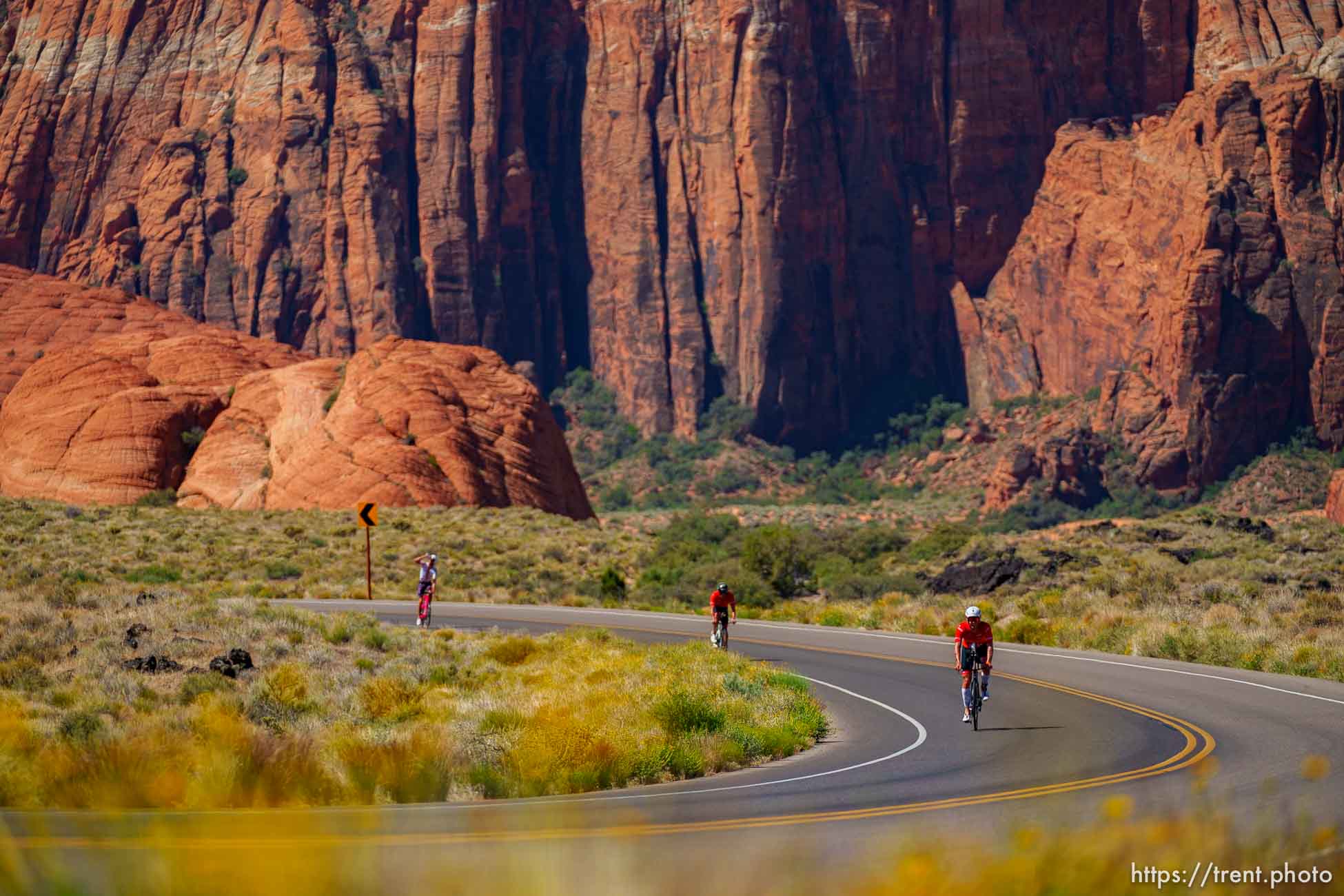 (Trent Nelson  |  The Salt Lake Tribune) during the Ironman World Championship triathlon in St. George on Saturday, May 7, 2022.