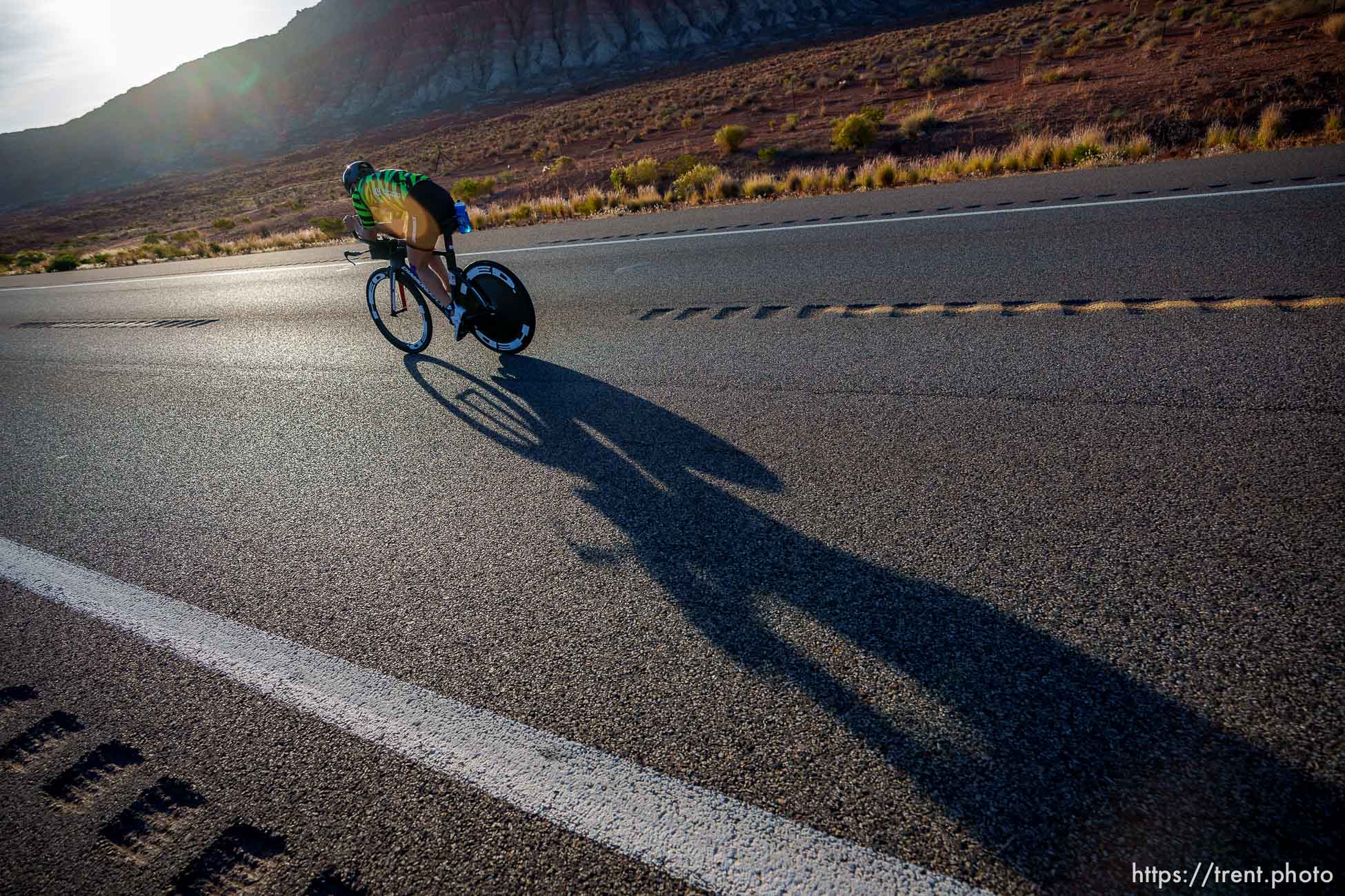 (Trent Nelson  |  The Salt Lake Tribune) 
f29 during the Ironman World Championship triathlon in St. George on Saturday, May 7, 2022.