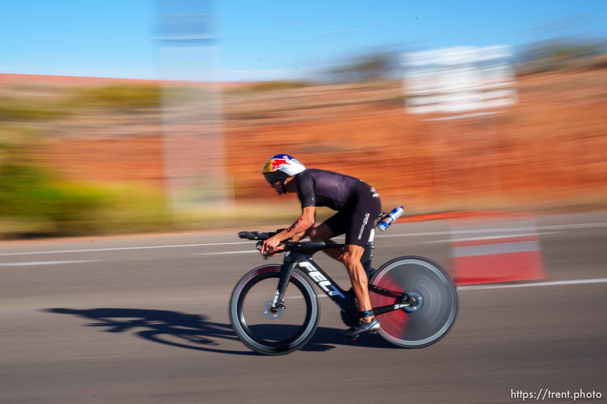 (Trent Nelson  |  The Salt Lake Tribune) during the Ironman World Championship triathlon in St. George on Saturday, May 7, 2022.