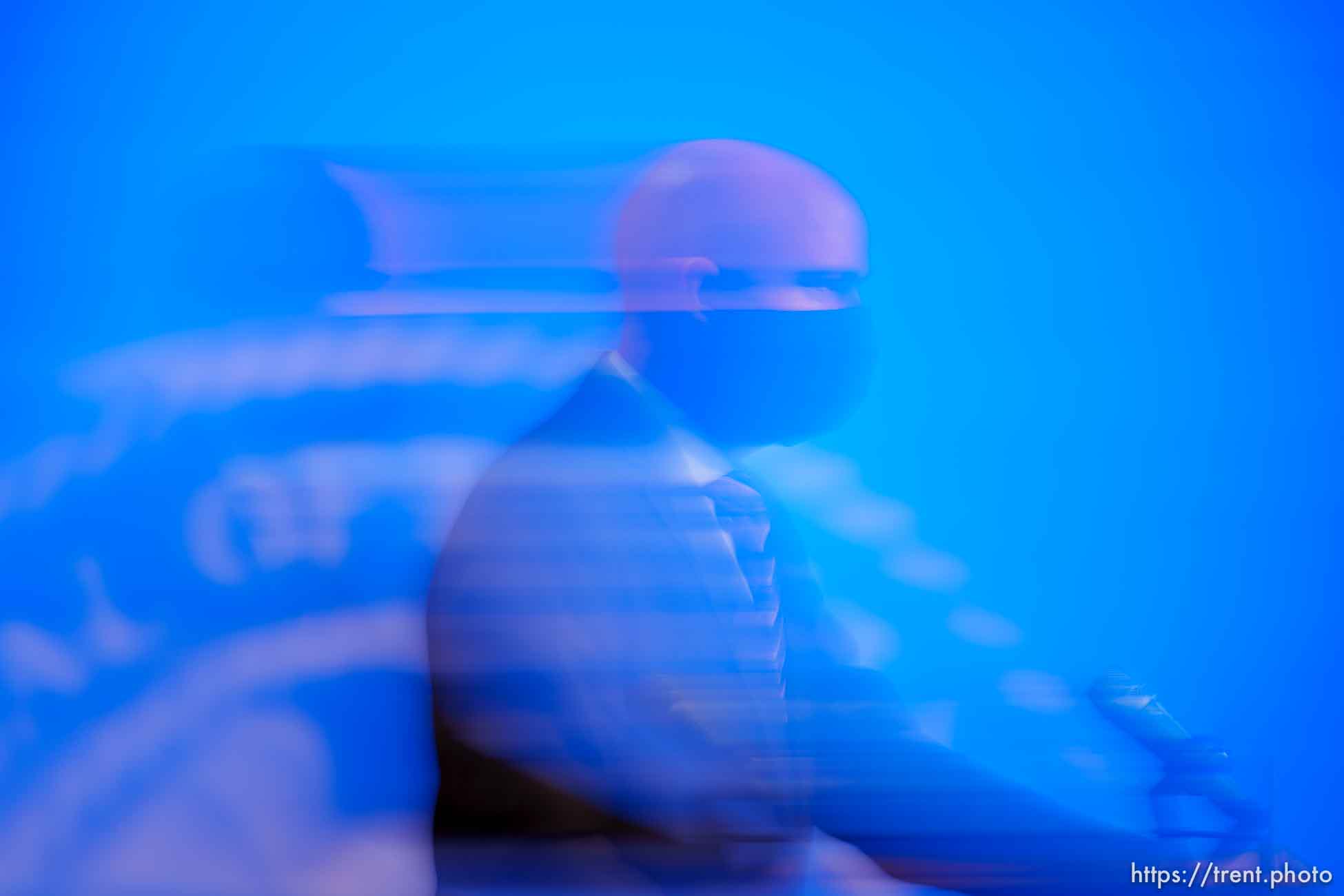 (Trent Nelson  |  The Salt Lake Tribune) Gov. Spencer Cox speaks at his monthly news conference in Salt Lake City on Thursday, May 19, 2022.