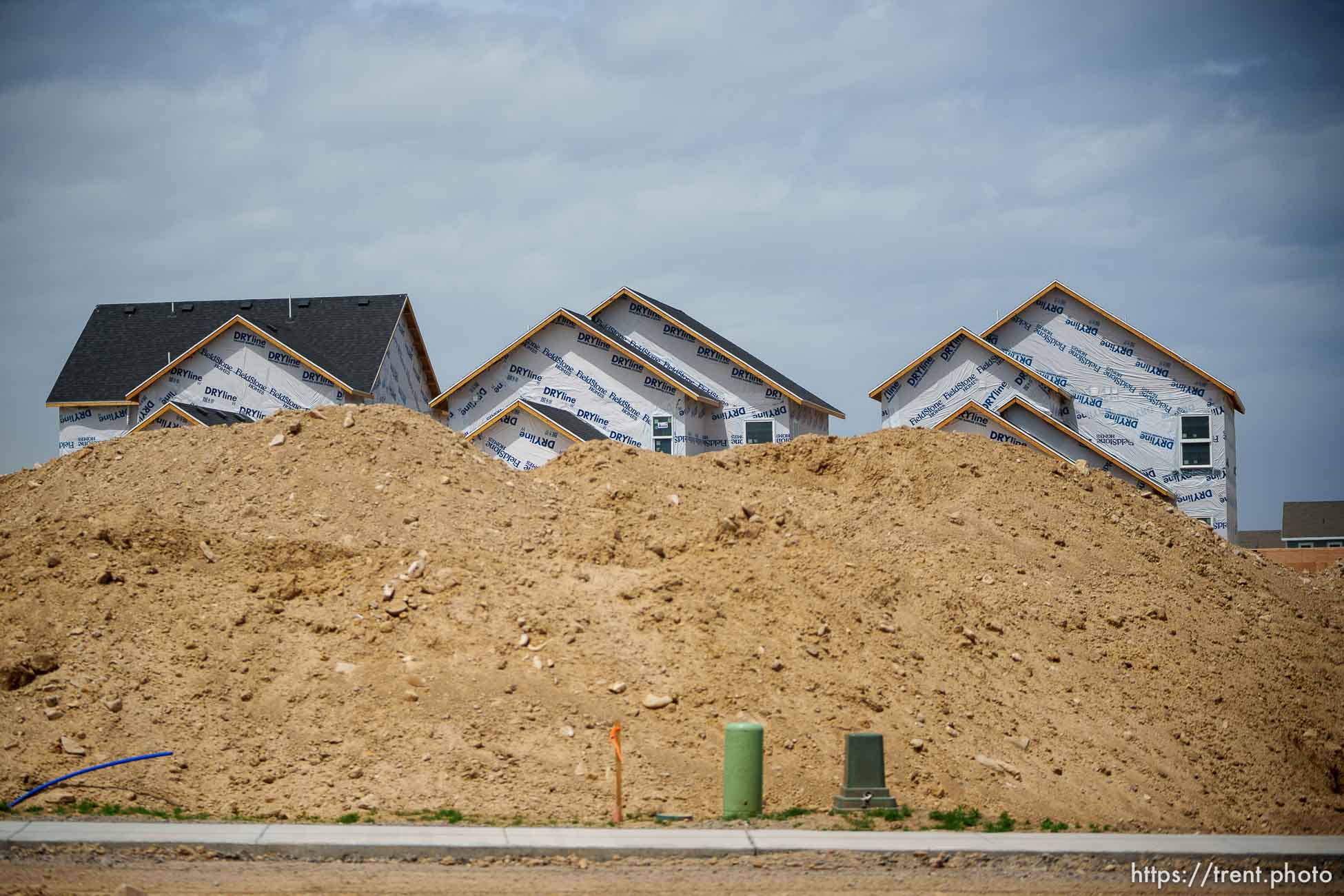 (Trent Nelson  |  The Salt Lake Tribune) New Daybreak construction in South Jordan on Thursday, May 19, 2022.