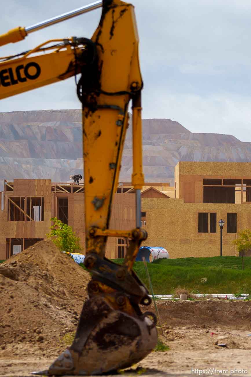 (Trent Nelson  |  The Salt Lake Tribune) New Daybreak construction in South Jordan on Thursday, May 19, 2022.