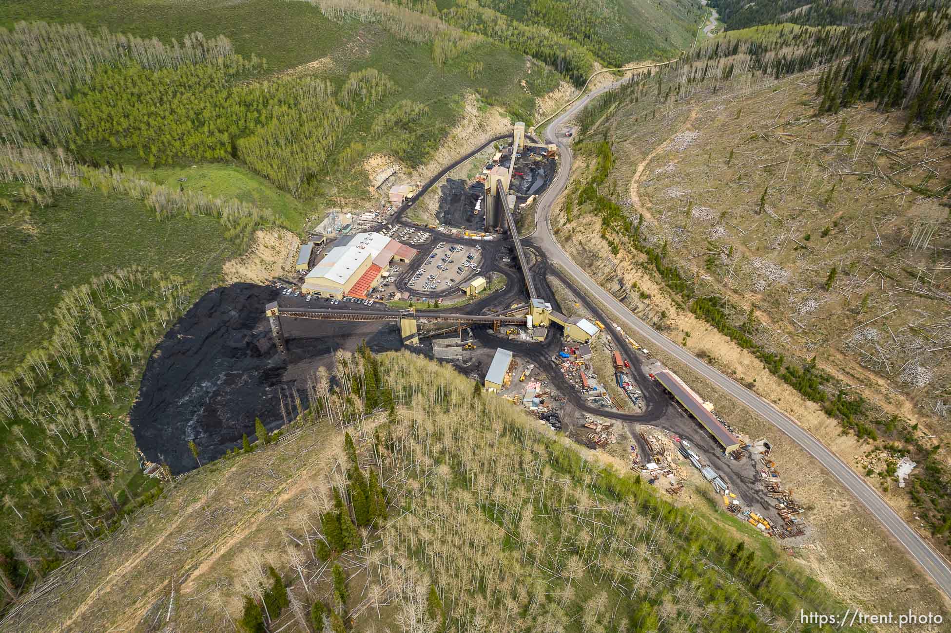 (Trent Nelson  |  The Salt Lake Tribune) The Skyline coal mine on Saturday, June 4, 2022.