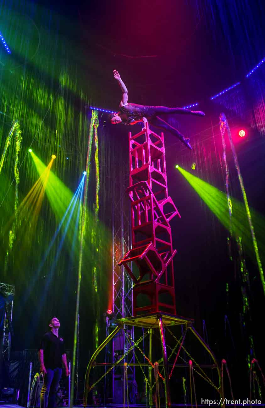 (Trent Nelson  |  The Salt Lake Tribune) Cirque Italia's Water Circus in Salt Lake City on Thursday, June 9, 2022.