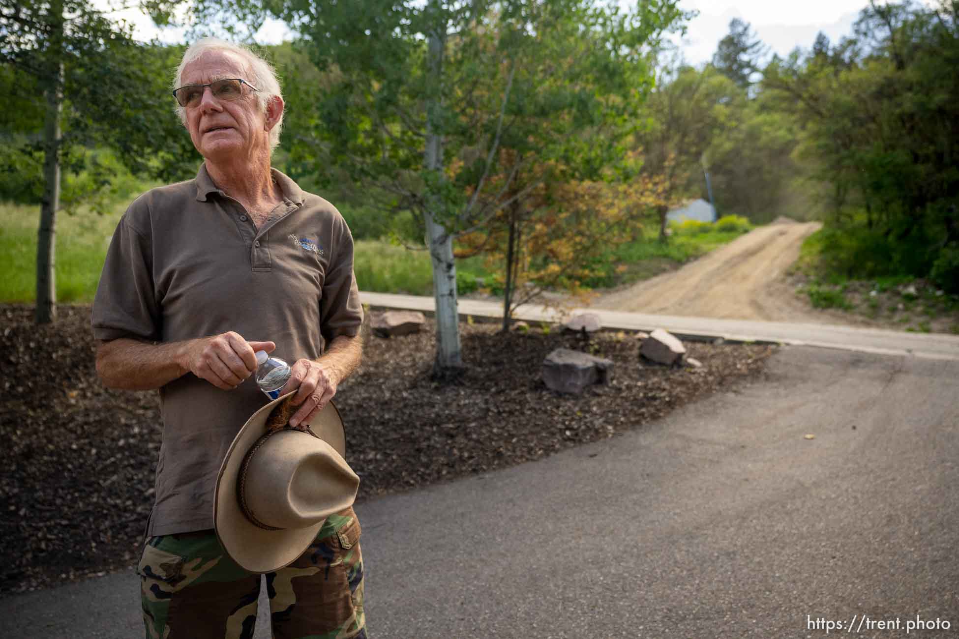 (Trent Nelson  |  The Salt Lake Tribune) Peter Turner in the Reserve at Crimson Ridge, an Eden subdivision on Thursday, June 23, 2022.