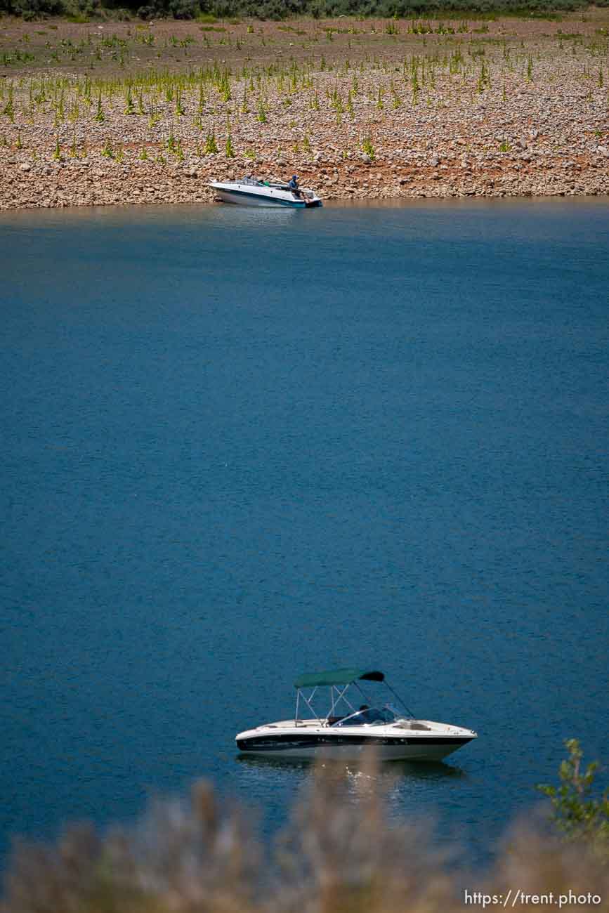 (Trent Nelson  |  The Salt Lake Tribune) East Canyon Reservoir on Thursday, July 7, 2022.