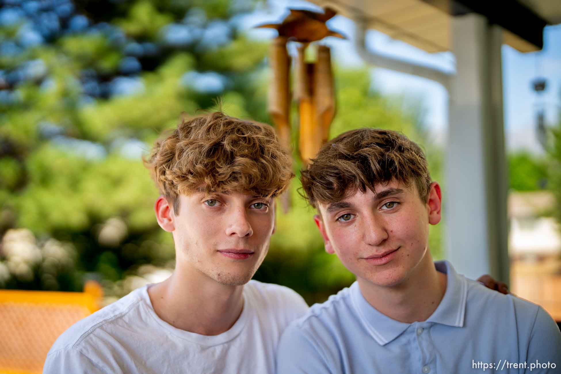 (Trent Nelson  |  The Salt Lake Tribune) Jacob Metcalf and Christian Peacock in Sandy on Tuesday, Aug. 2, 2022.