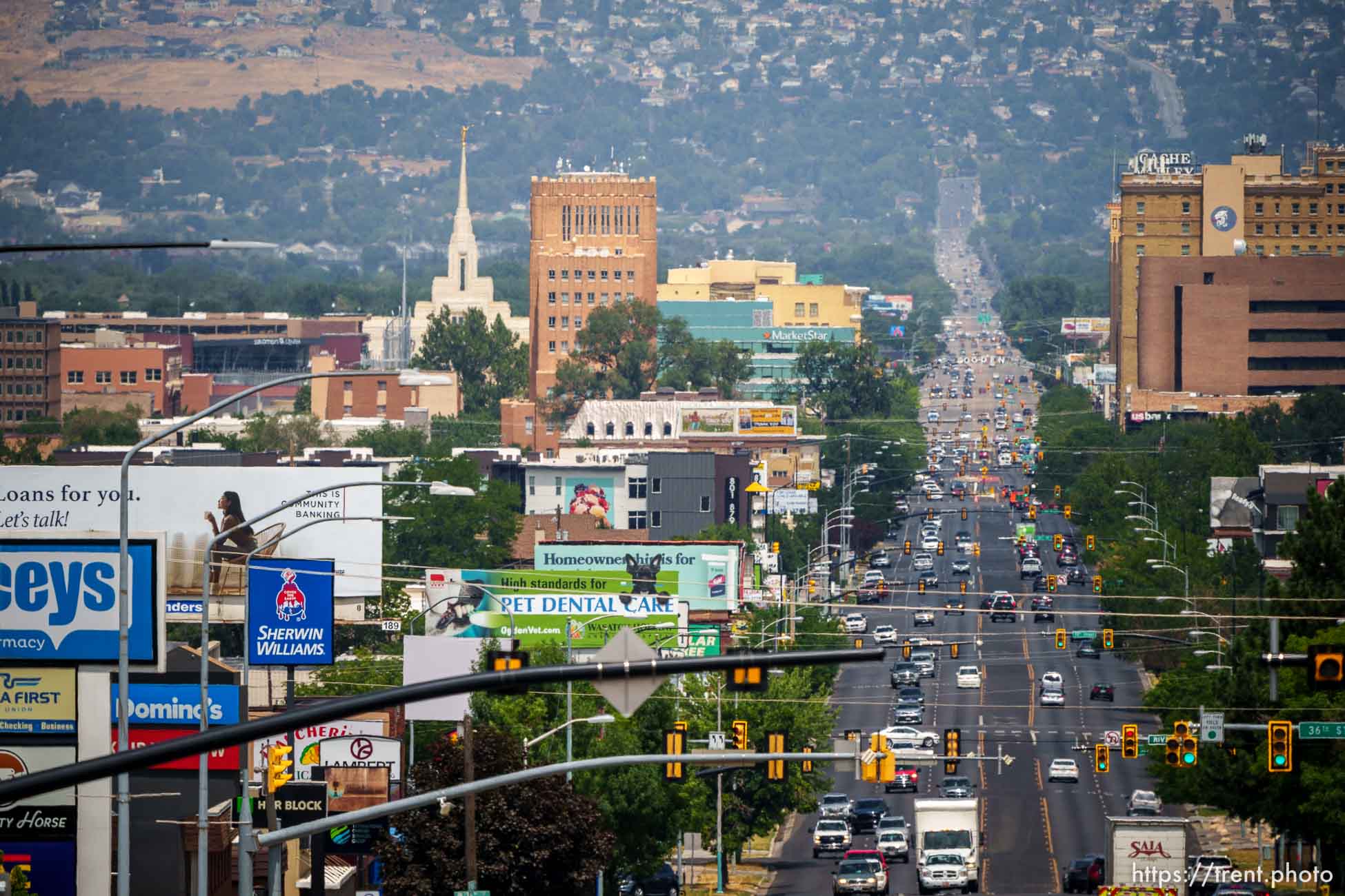 Ogden looking down Washington (89) on Thursday, Aug. 4, 2022.