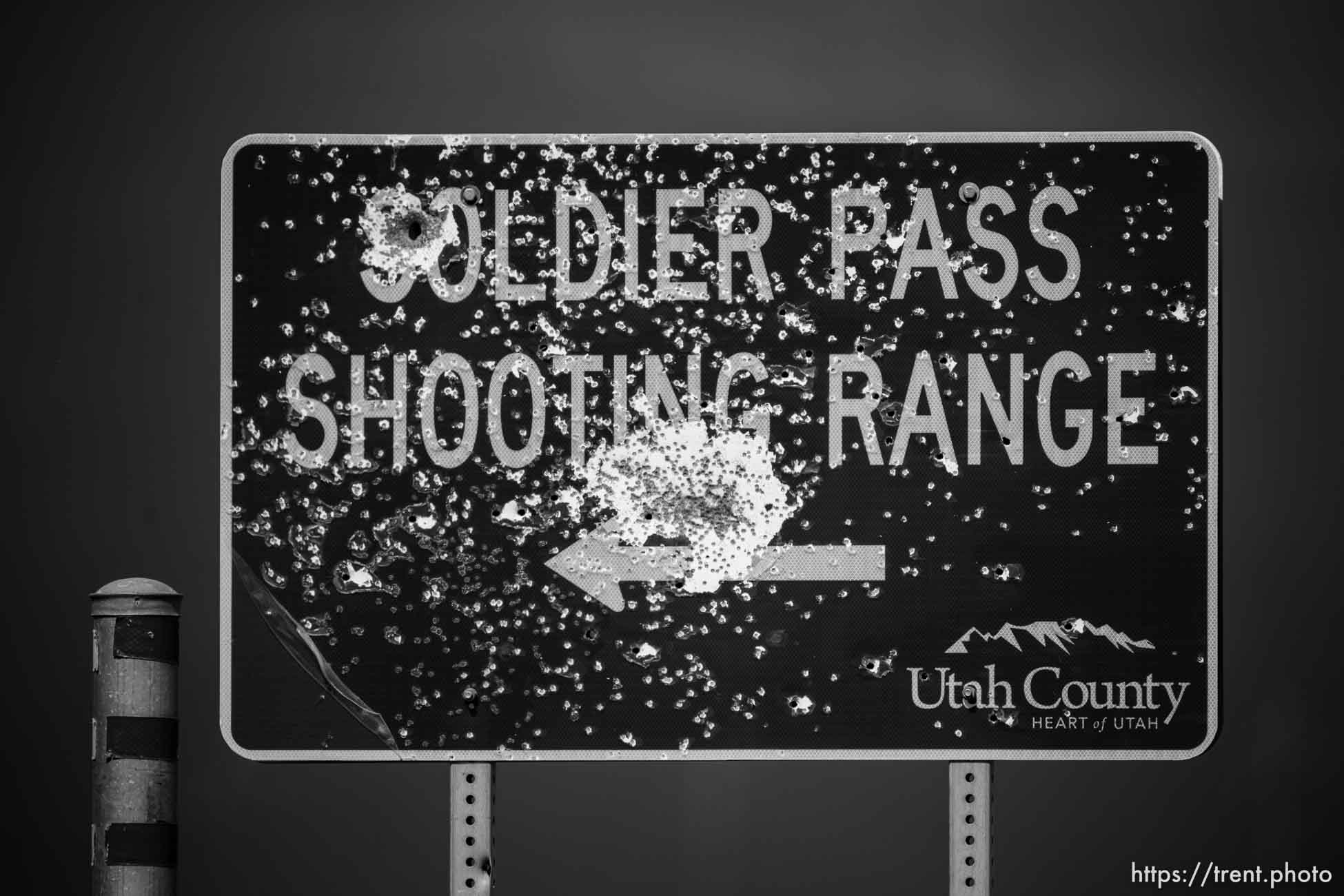 soldier pass shooting range sign, on Friday, Aug. 5, 2022.