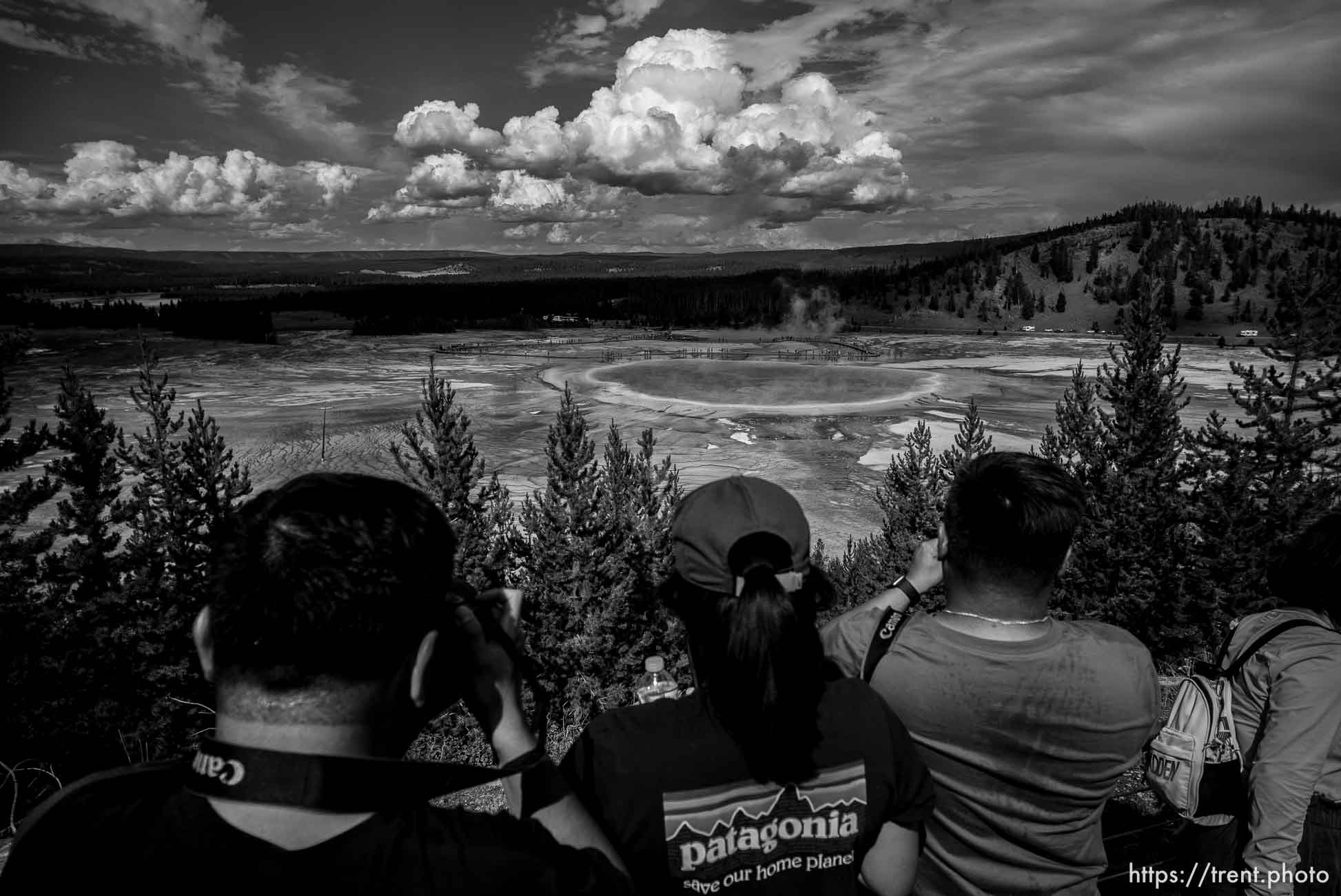 grand prismatic spring, yellowstone national park on Sunday, Aug. 14, 2022.