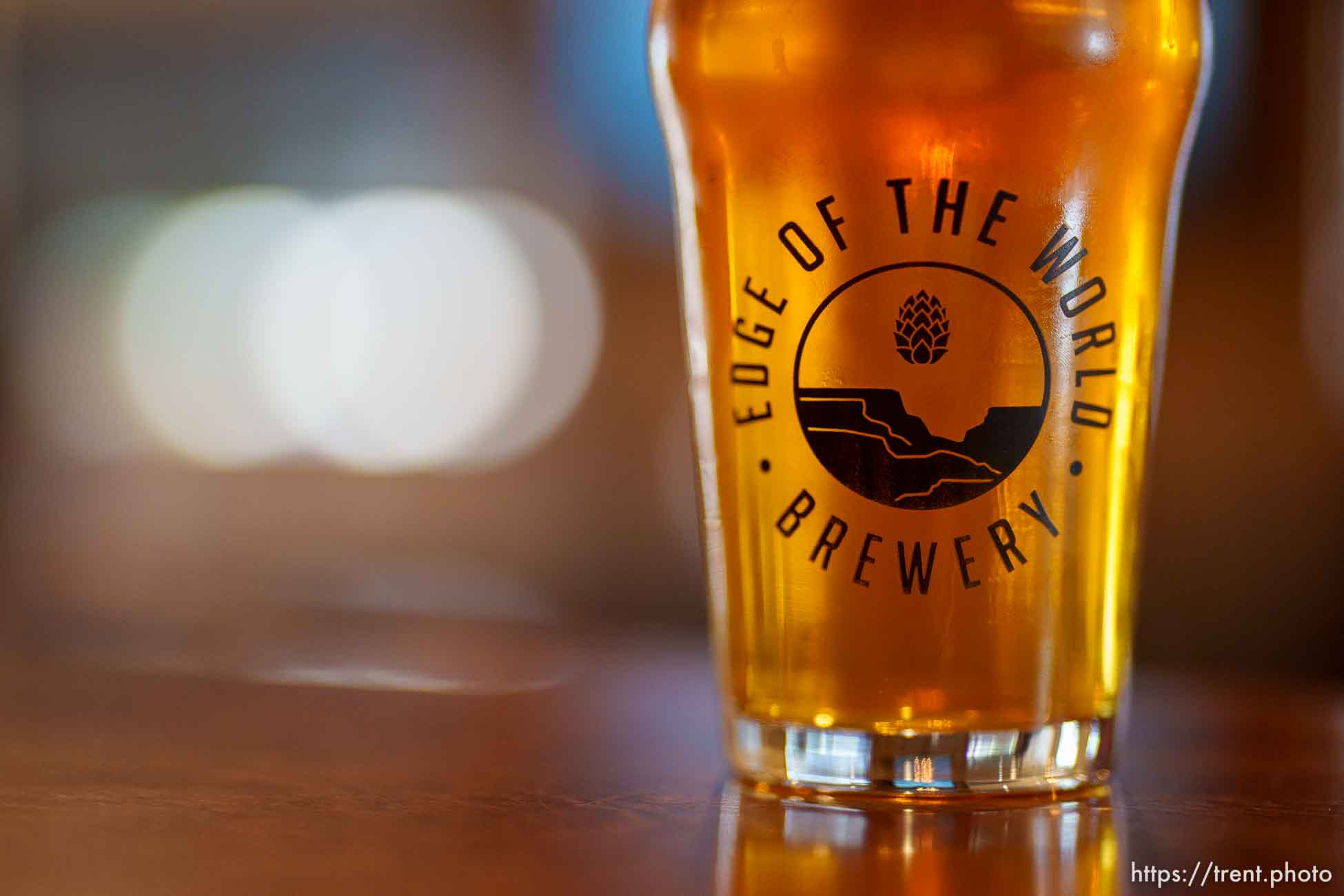 (Trent Nelson  |  The Salt Lake Tribune) An IPA at Edge of the World Brewery in Colorado City, Ariz., on Friday, Aug. 12, 2022.