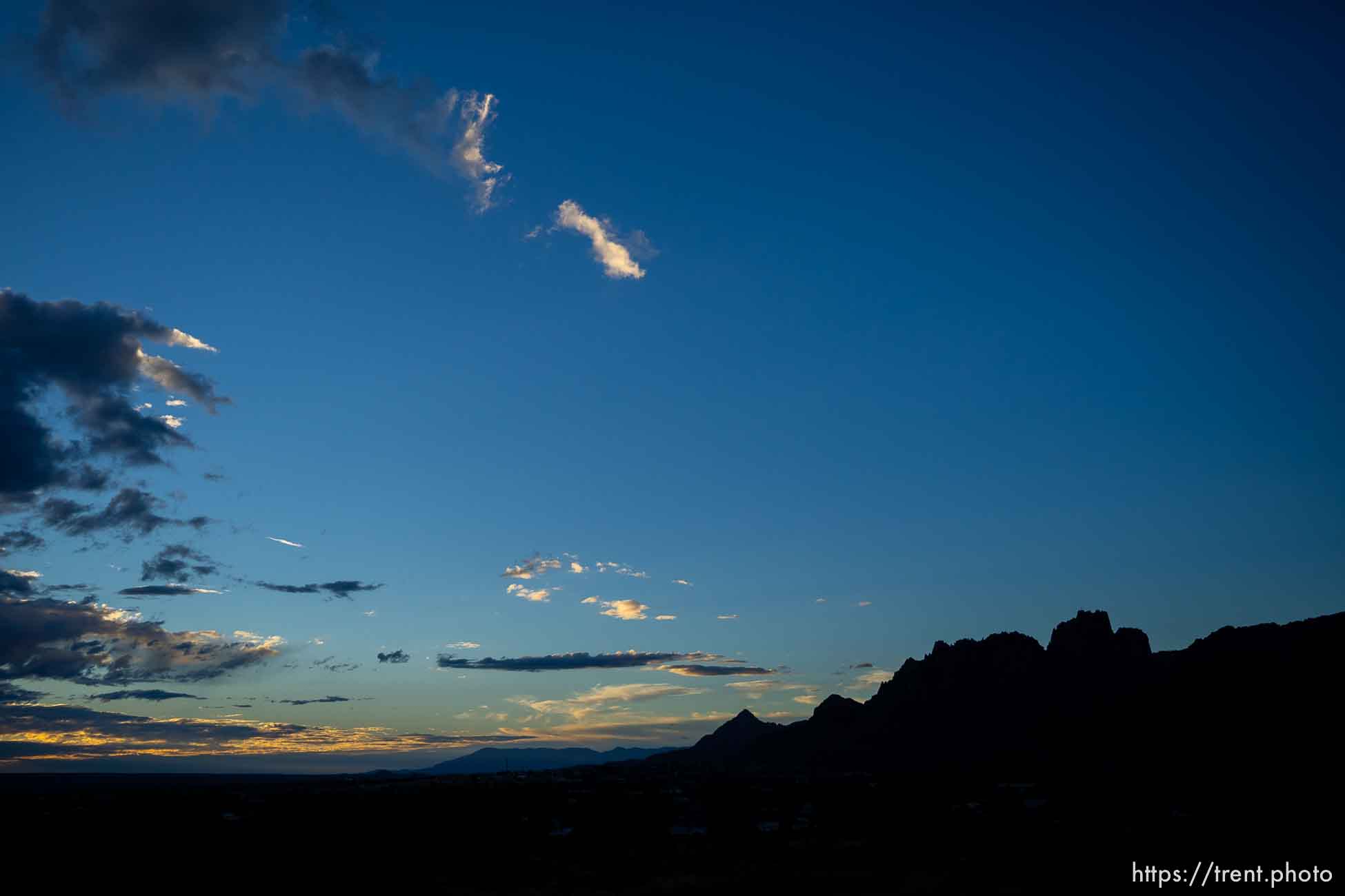 Sunset, Colorado City, on Monday, Sept. 12, 2022.