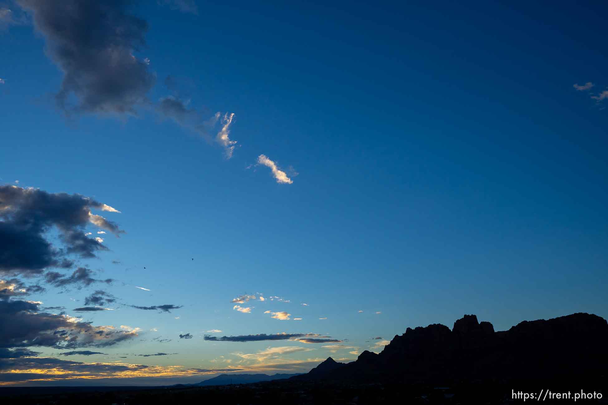 Sunset, Colorado City, on Monday, Sept. 12, 2022.