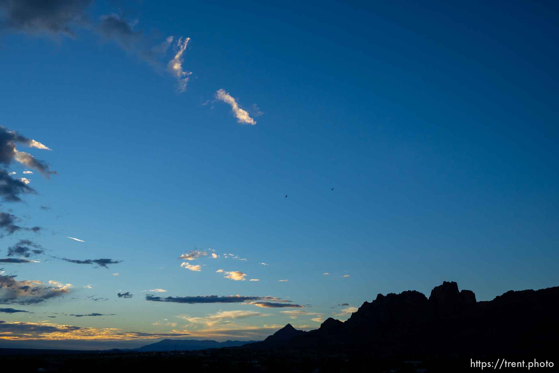 Sunset, Colorado City, on Monday, Sept. 12, 2022.