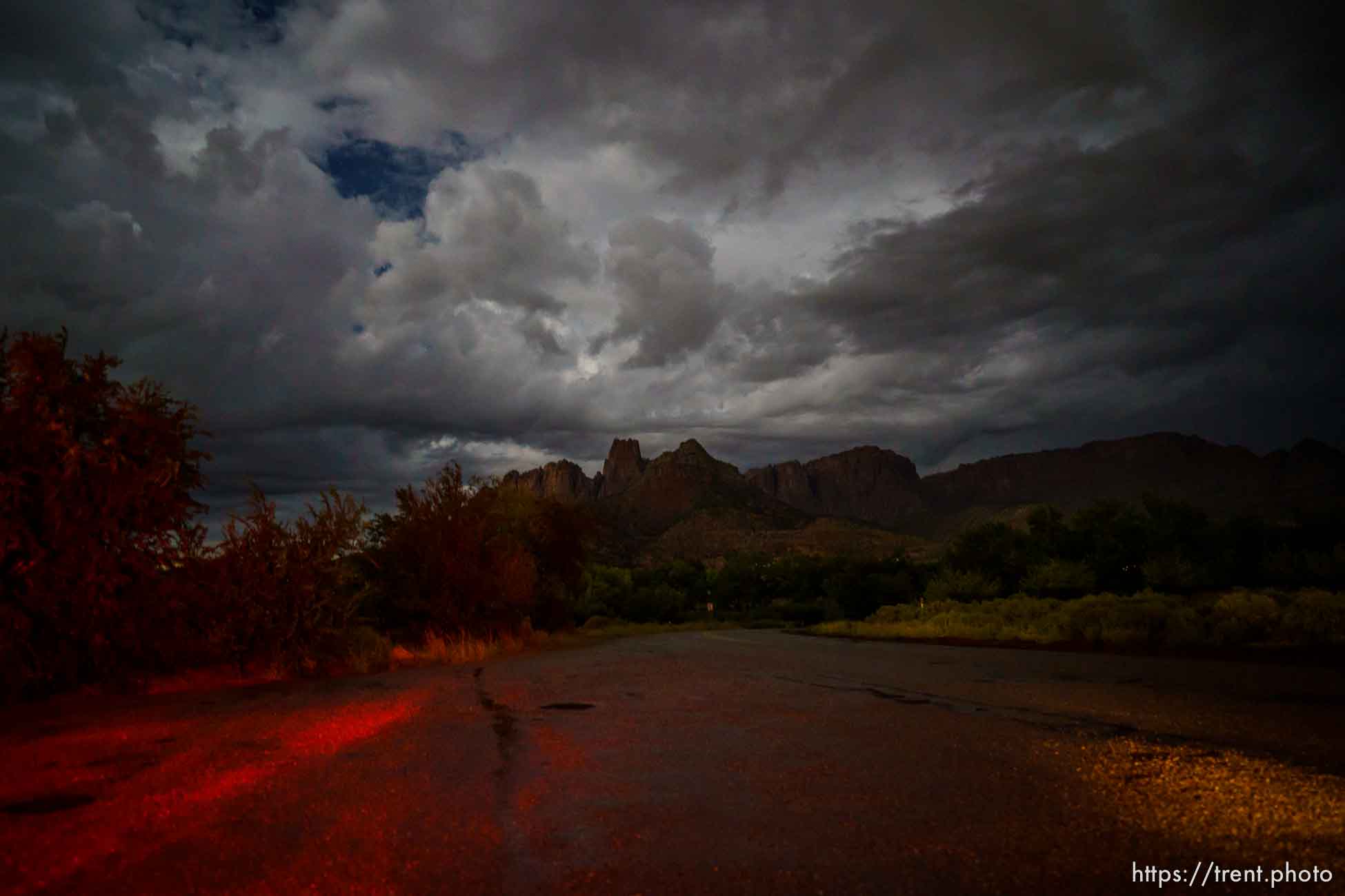 dark early morning, Colorado City, Ariz., on Tuesday, Sept. 13, 2022.