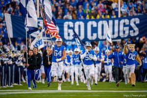 (Trent Nelson  |  The Salt Lake Tribune) BYU hosts East Carolina, NCAA football in Provo on Friday, Oct. 28, 2022.