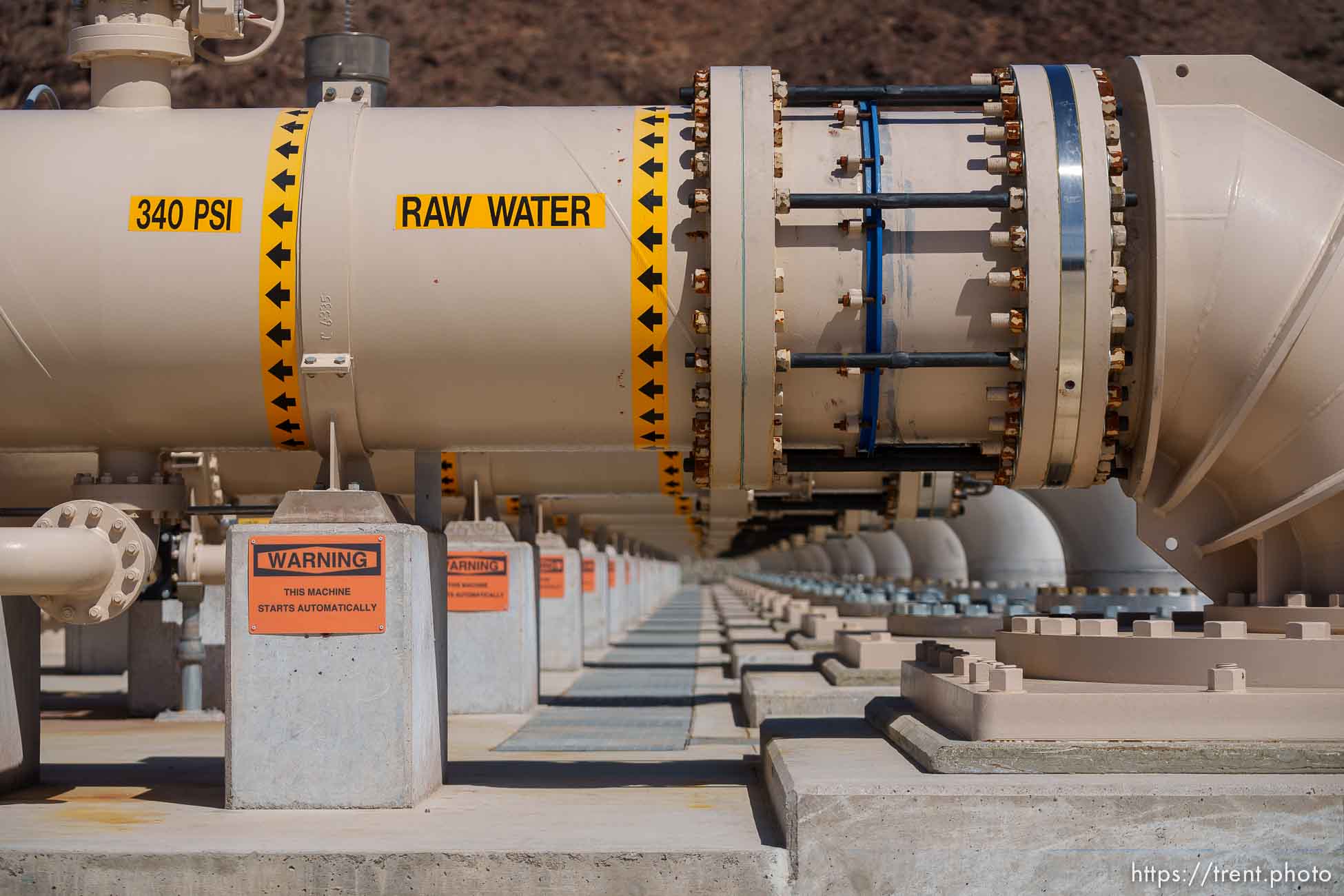 (Trent Nelson  |  The Salt Lake Tribune) Southern Nevada Water Authority's Intake No. 3, a massive pumping station at Lake Mead, Nevada, on Thursday, Sept. 29, 2022.