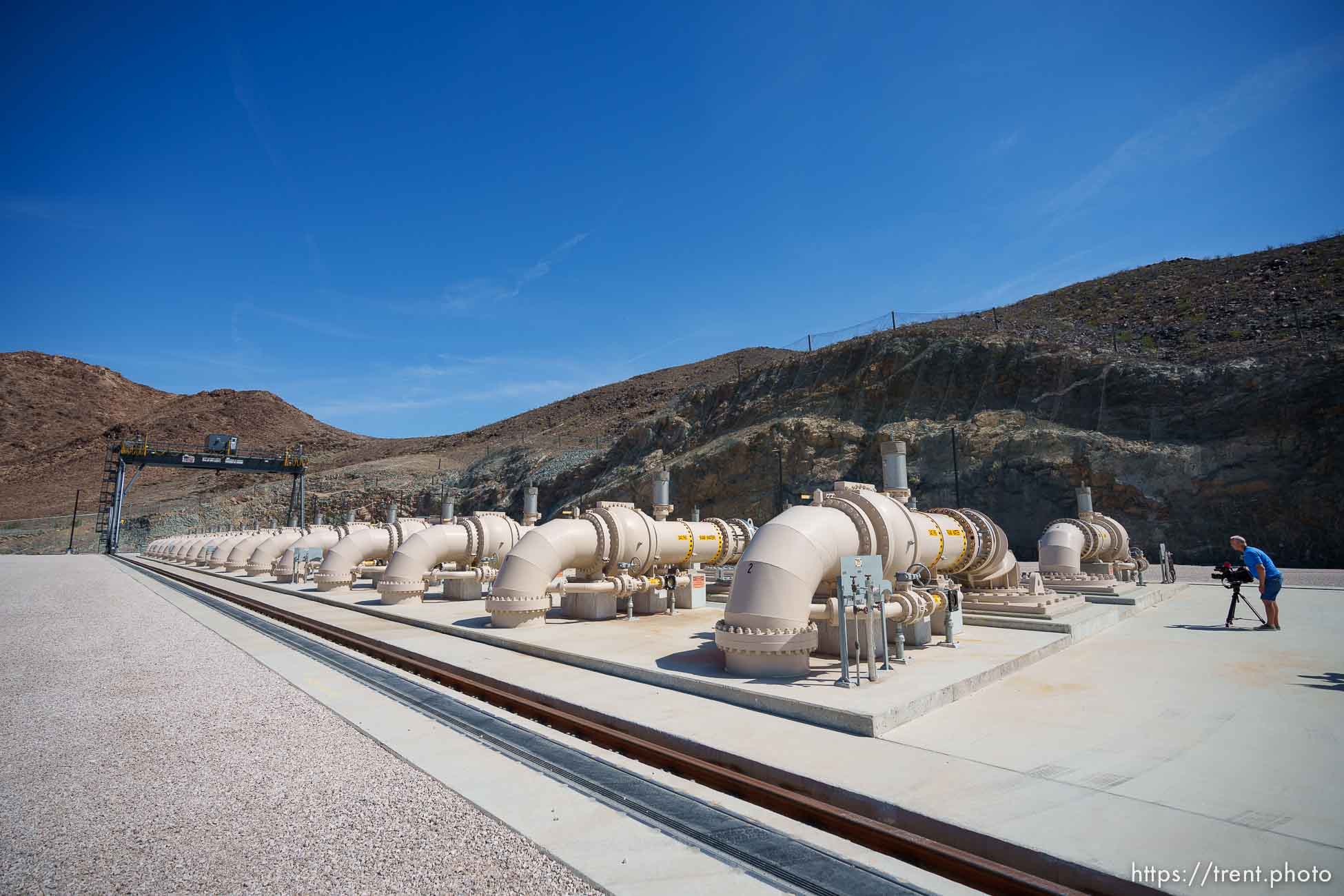 (Trent Nelson  |  The Salt Lake Tribune) Southern Nevada Water Authority's Intake No. 3, a massive pumping station at Lake Mead, Nevada, on Thursday, Sept. 29, 2022.