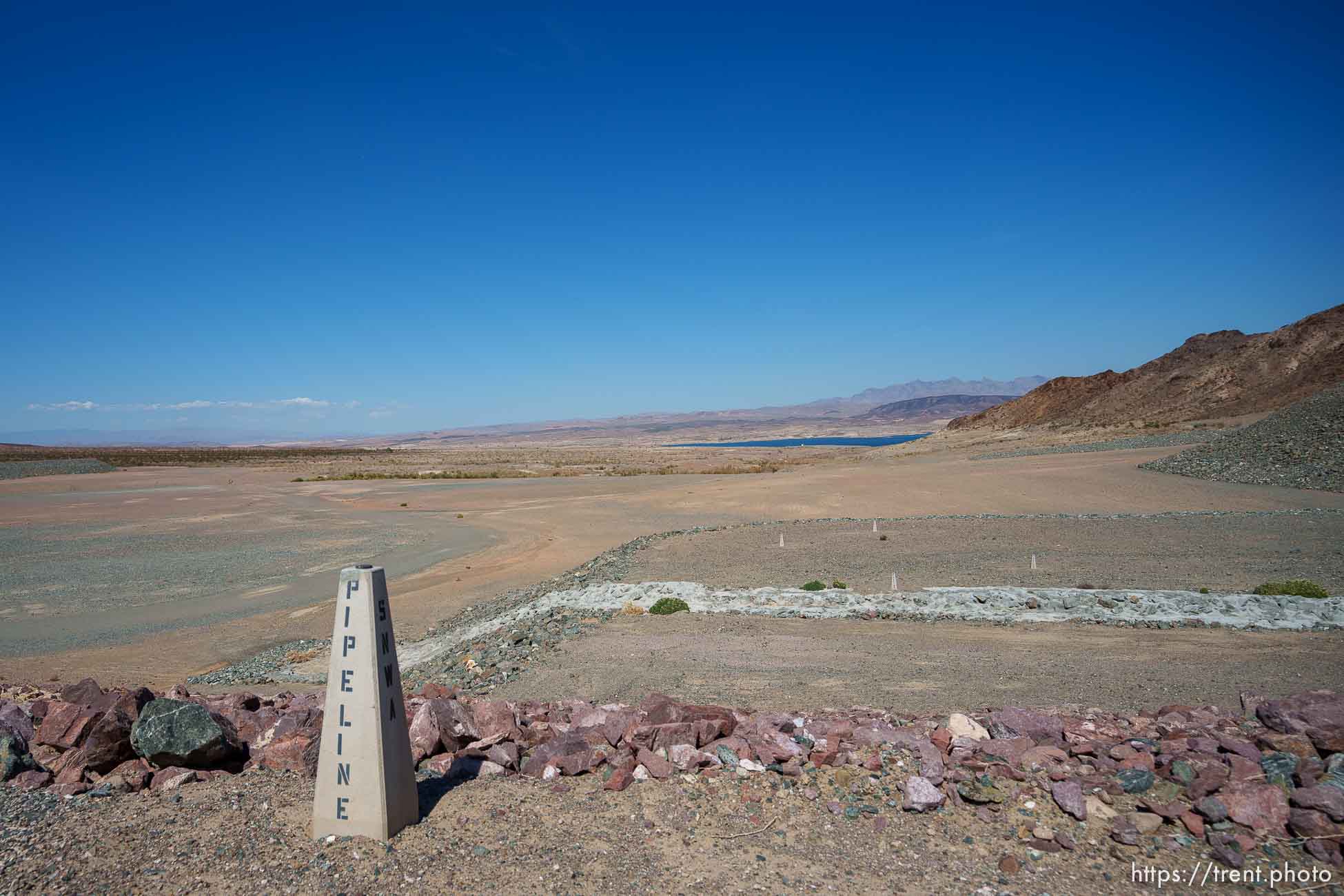 (Trent Nelson  |  The Salt Lake Tribune) Saddle Cove, an area of Nevada's Lake Mead previouly submerged, now arid and dry on Thursday, Sept. 29, 2022.