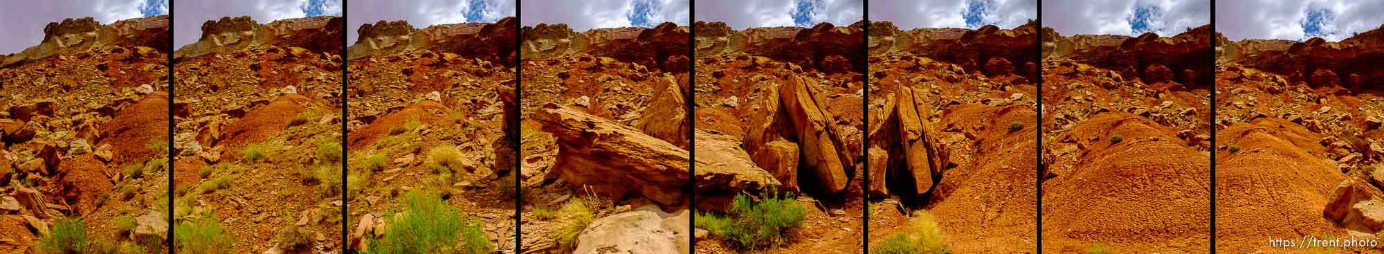 driving, capitol reef national park, Thursday July 24, 2014.