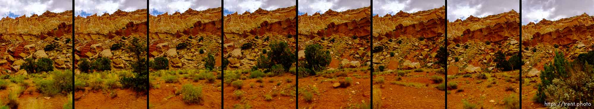 driving, capitol reef national park, Thursday July 24, 2014.