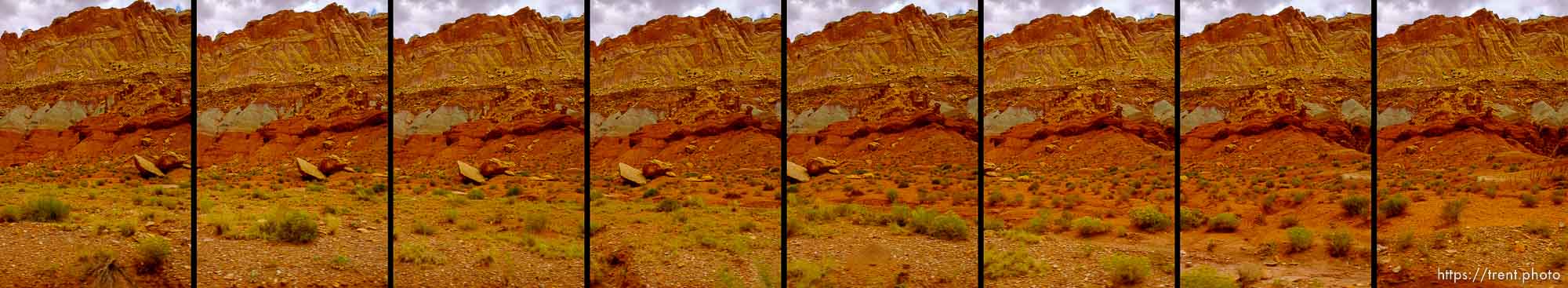 driving, capitol reef national park, Thursday July 24, 2014.