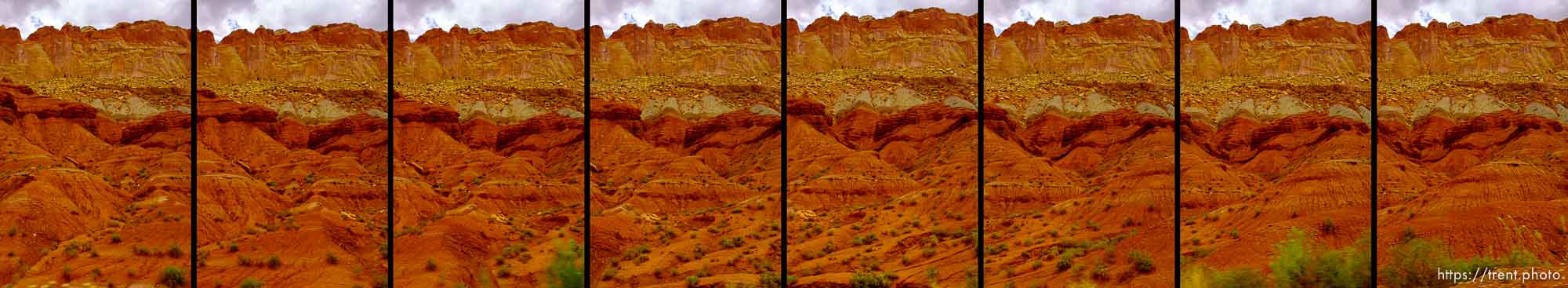 driving, capitol reef national park, Thursday July 24, 2014.