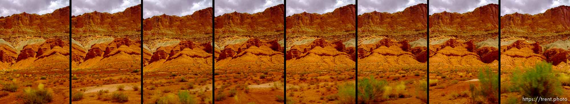 driving, capitol reef national park, Thursday July 24, 2014.