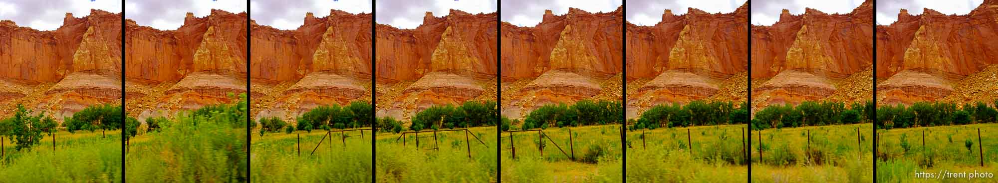 driving, capitol reef national park, Thursday July 24, 2014.