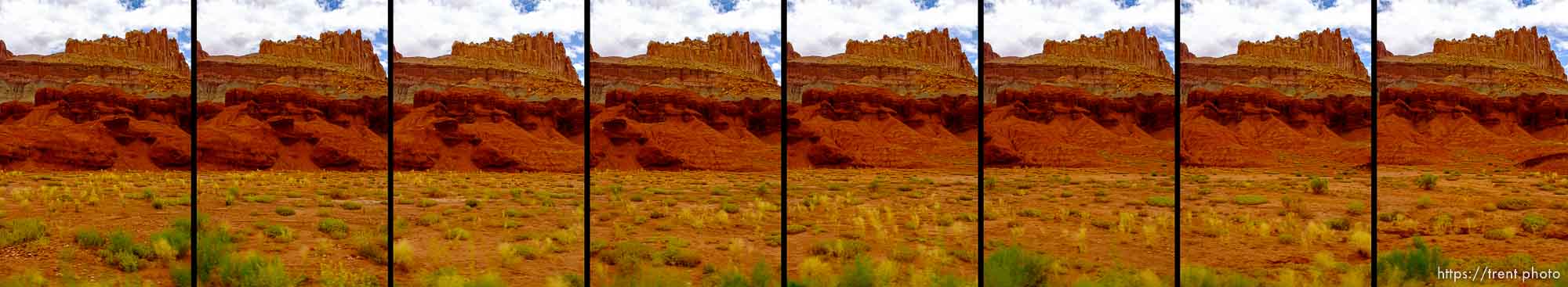 driving, capitol reef national park, Thursday July 24, 2014.