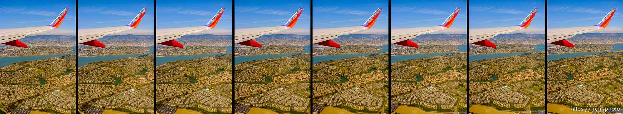 flying from oakland to salt lake city, Thursday, July 31, 2014.