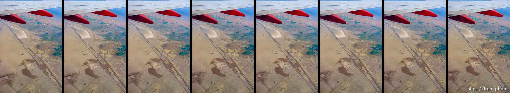 flying from oakland to salt lake city, Thursday, July 31, 2014.