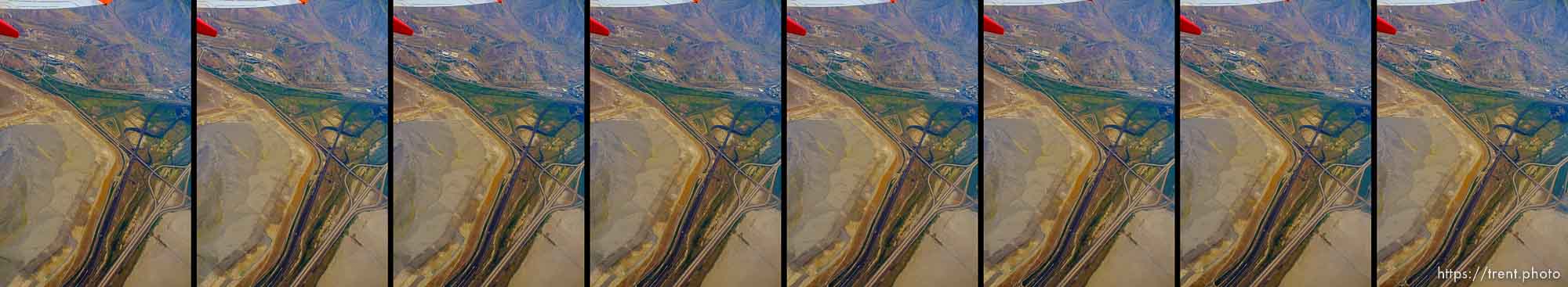 flying from oakland to salt lake city, Thursday, July 31, 2014.