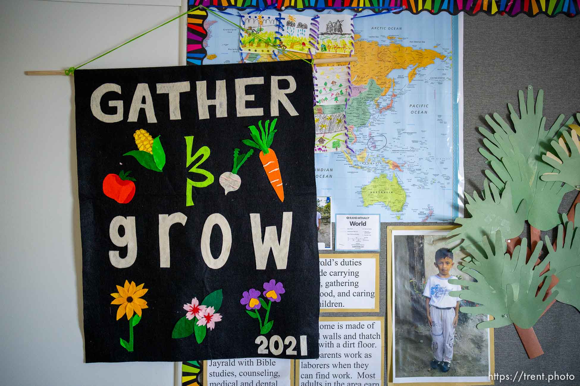 (Trent Nelson  |  The Salt Lake Tribune) A sunday school room at First Congregational Church in Salt Lake City on Friday, Dec. 2, 2022.